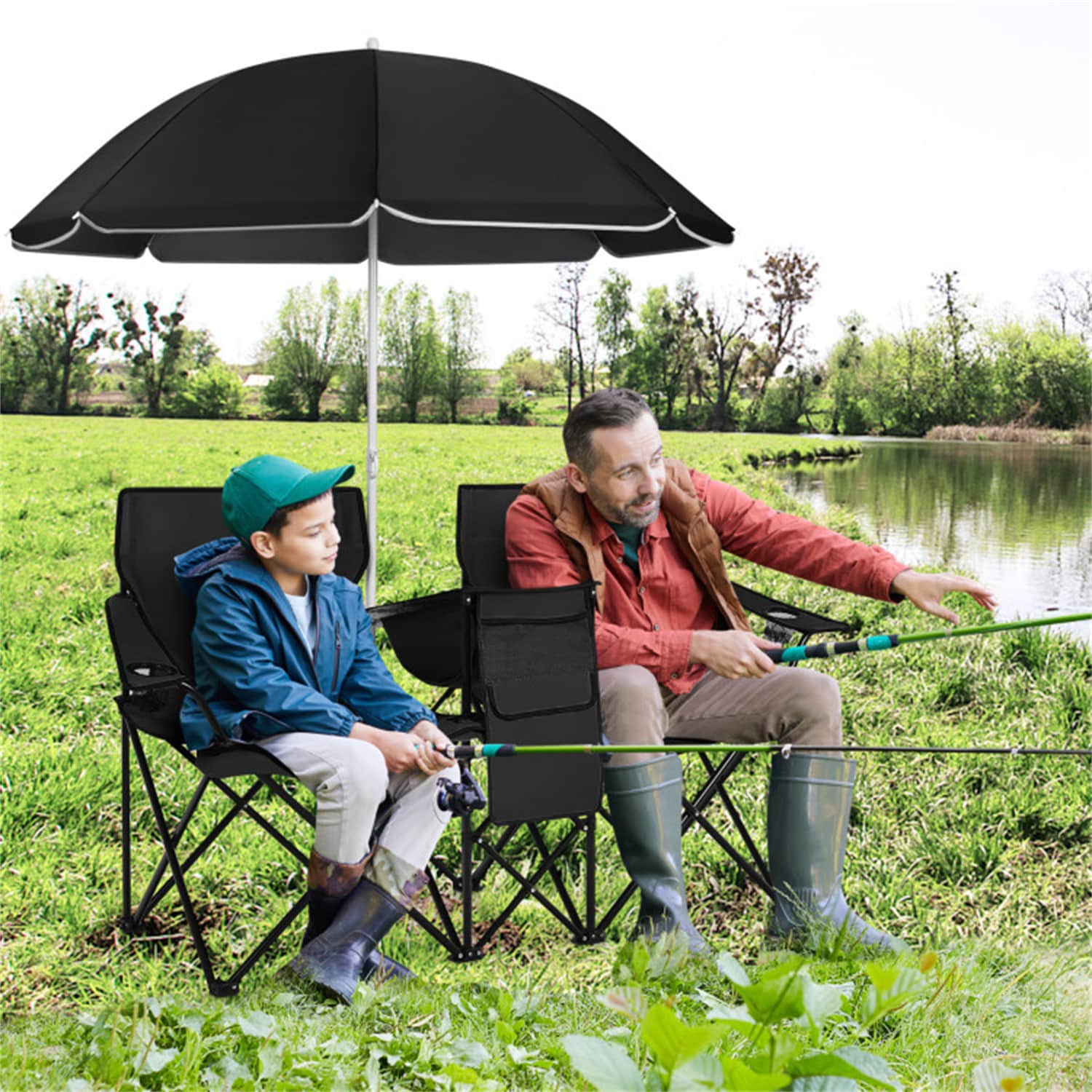 BABOOM BOM-70621DK-CO Beach-Camping-Chairs - View #2