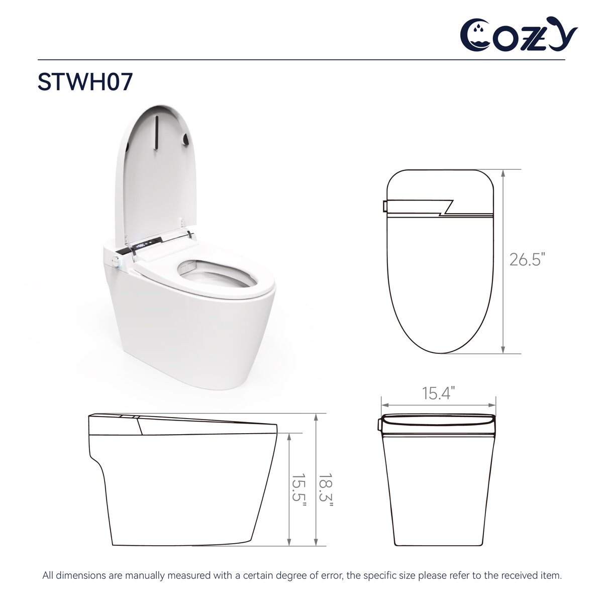 Cozy STWH07 toilets - View #9