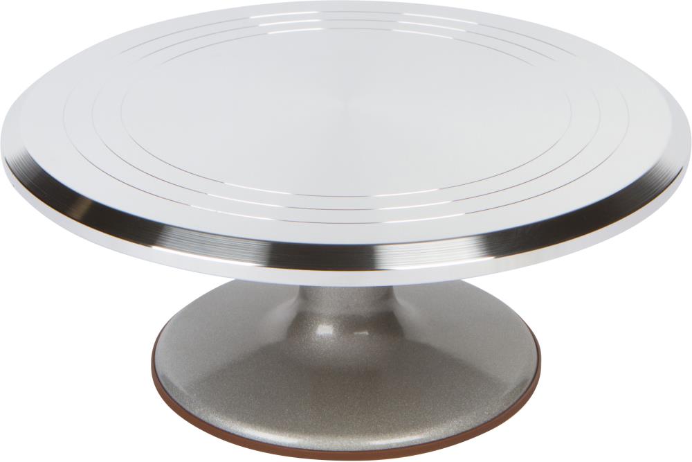 Stainless Steel Cake Turntable Revolving Cake Base Stand for