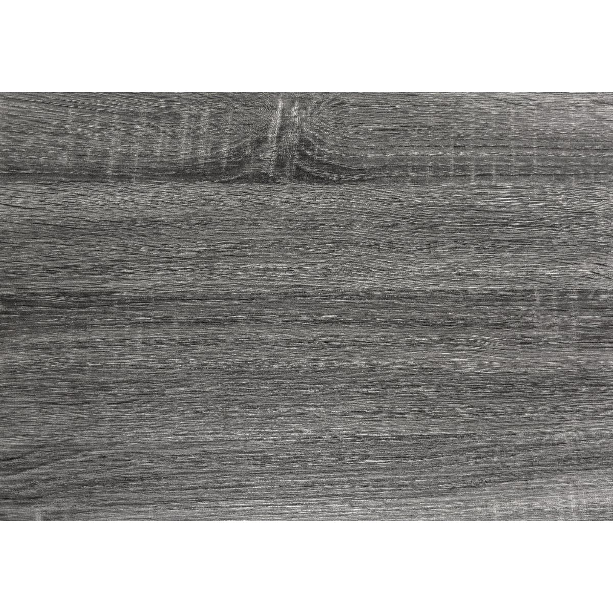 Gray and White Tall Particle Board Bookshelf with Five Shelves
