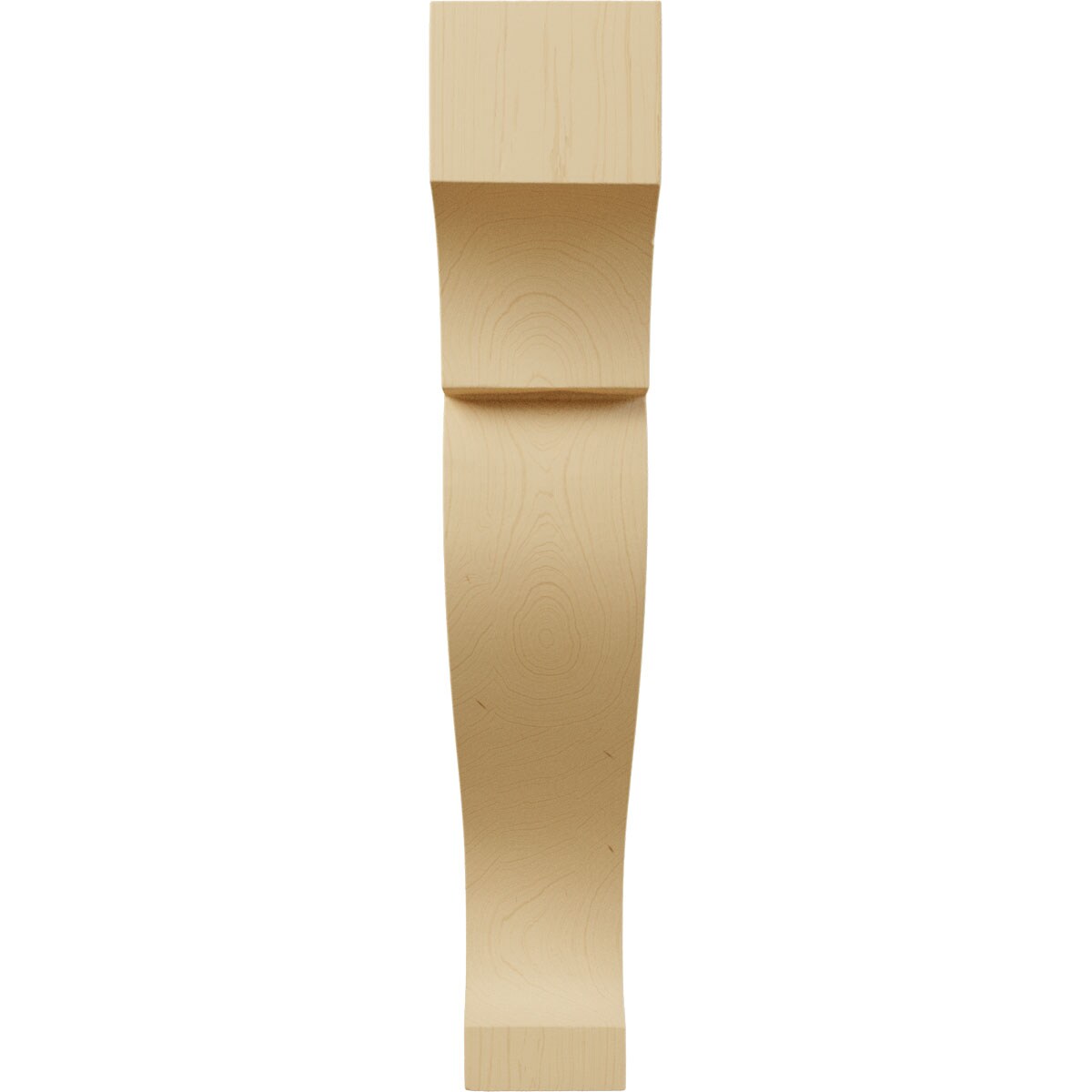 Alder Hand-Carved 14" Wood Corbel Bracket