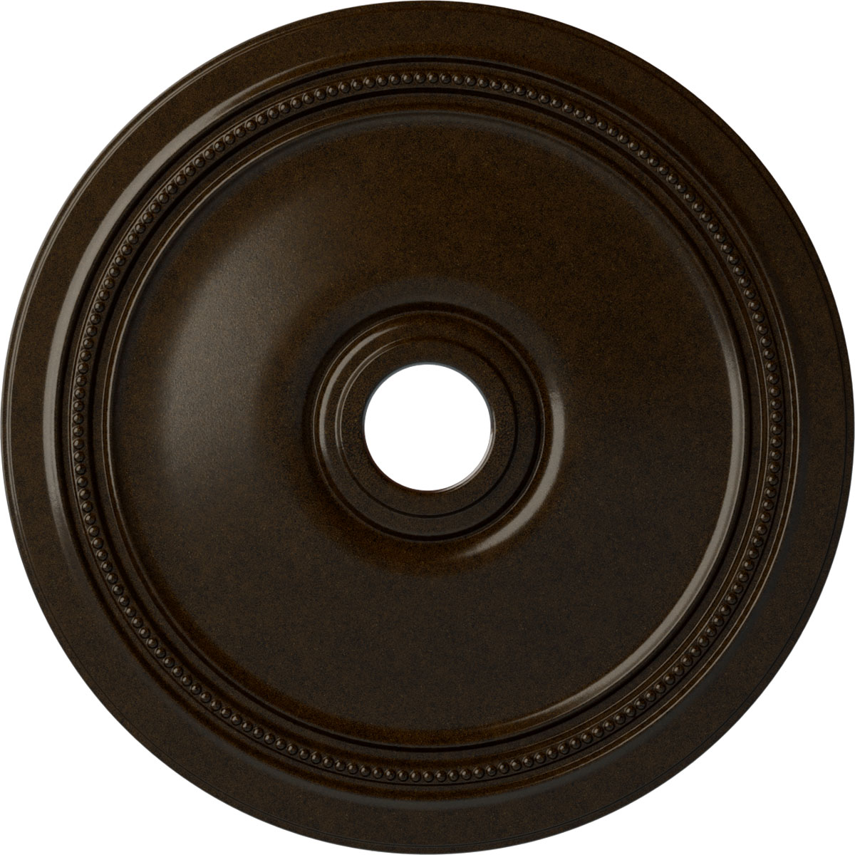 Ekena Millwork CM24DIBZS Diane 24-in W x 24-in L Painted Bronze Polyurethane Whole Ceiling Medallion