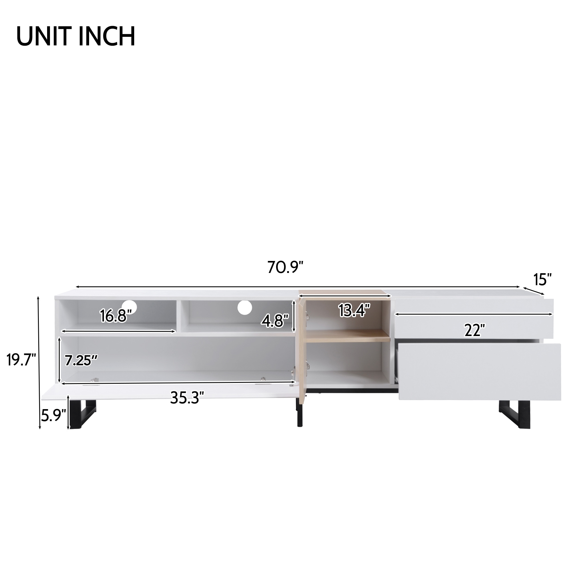 JIMSMAISON JMMRSTS03-W Tv-Stands - View #10