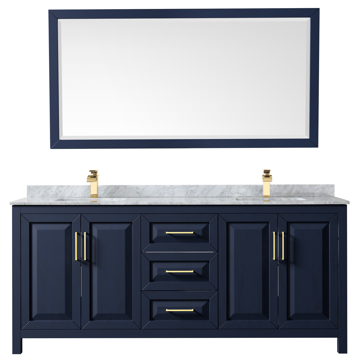 Wyndham Collection WCV252580DBLCMUNSM70 Bath-Vanity-Combo - View #3
