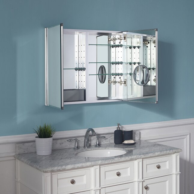 Galway 30 in. x 24 in. Recessed or Surface Mount Medicine Cabinet in Mirror Galway 30 in. x 24 in. Recessed or Surface Mount Medicine Cabinet in Mirror