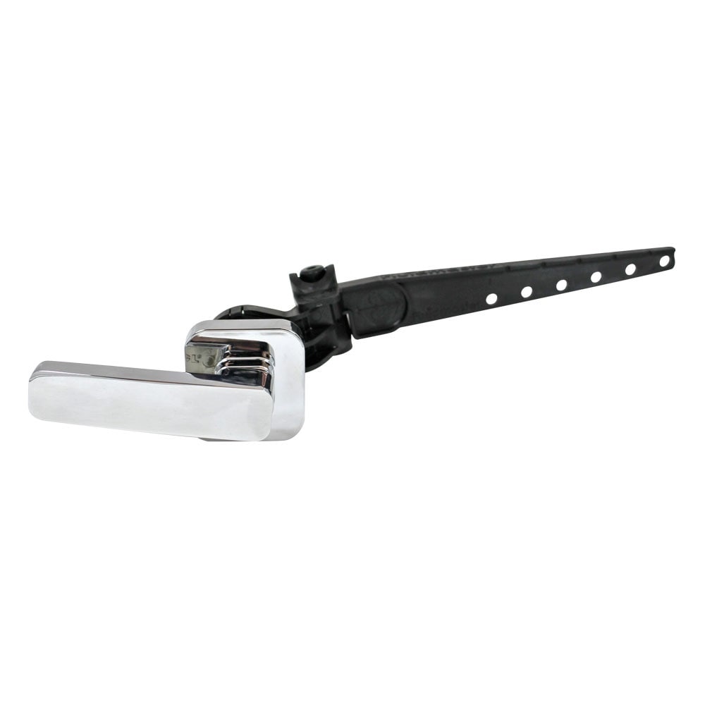 Fluidmaster 697 4-in Front/Side/Neo-angle Mount Chrome Universal Fit Handle with lever