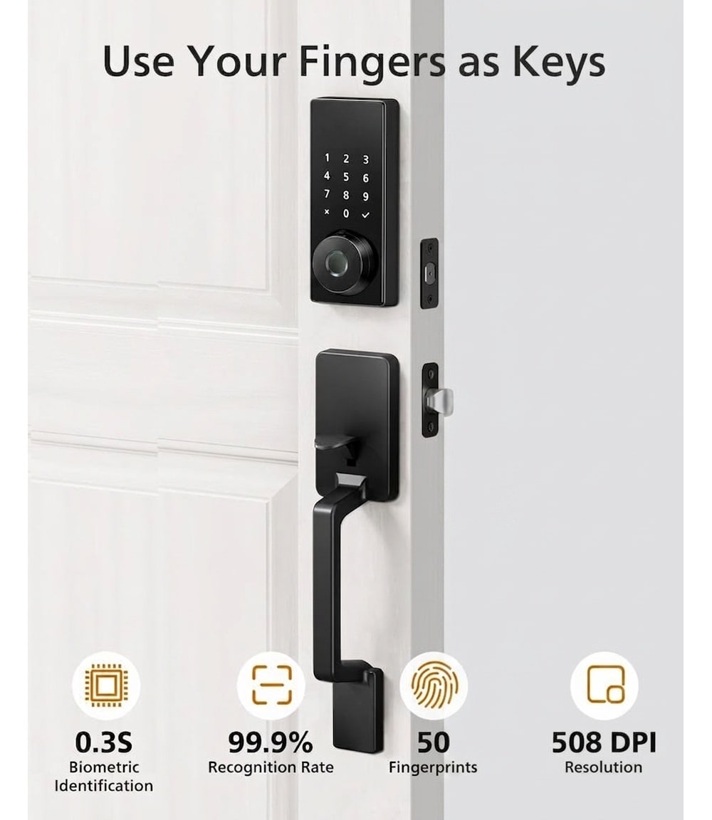 Etokfoks LET4TIAV6 Electronic-Door-Locks - View #5