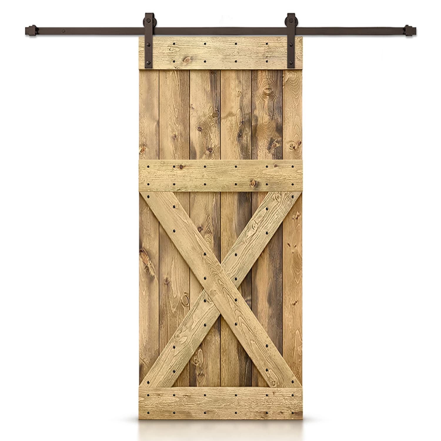 Cross bar 36-in x 84-in Barn Doors at Lowes.com