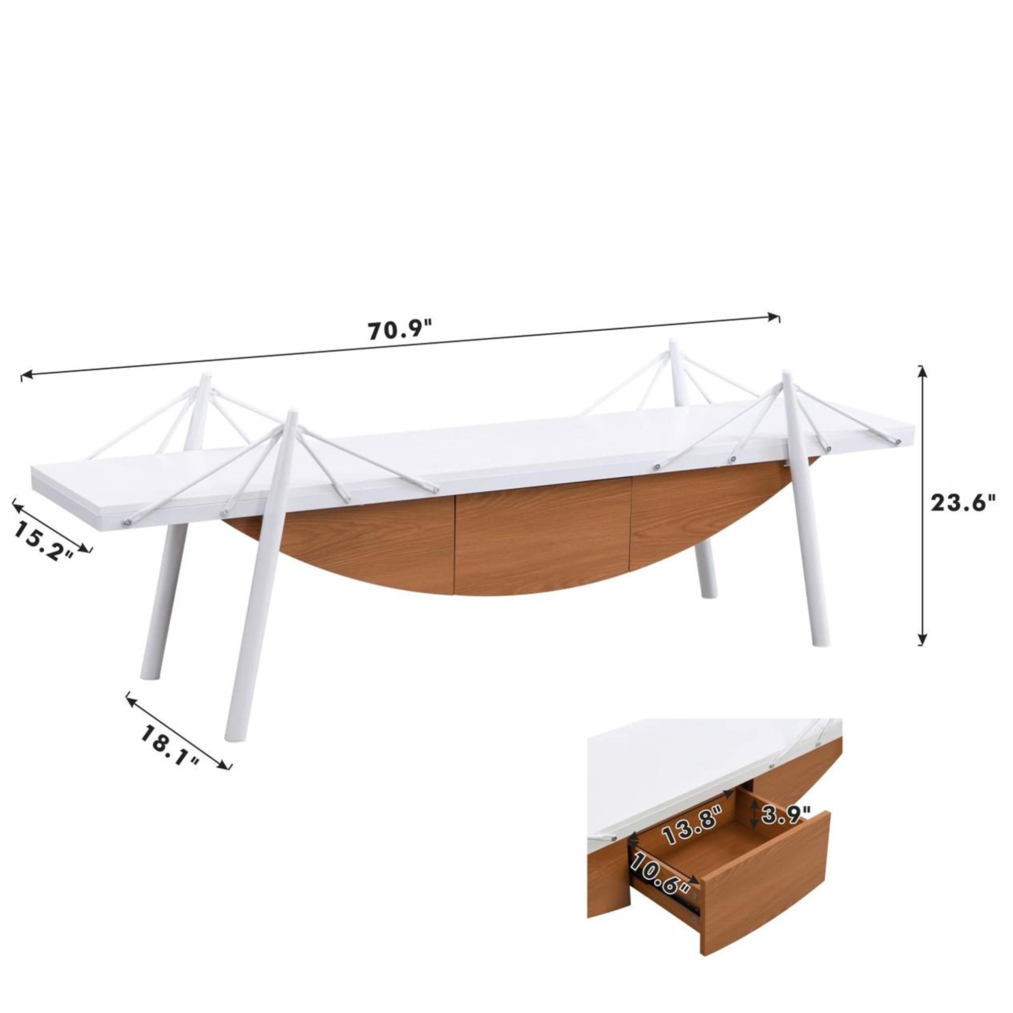 SINOFURN SYA330160BG Console-Sofa-Tables - View #3