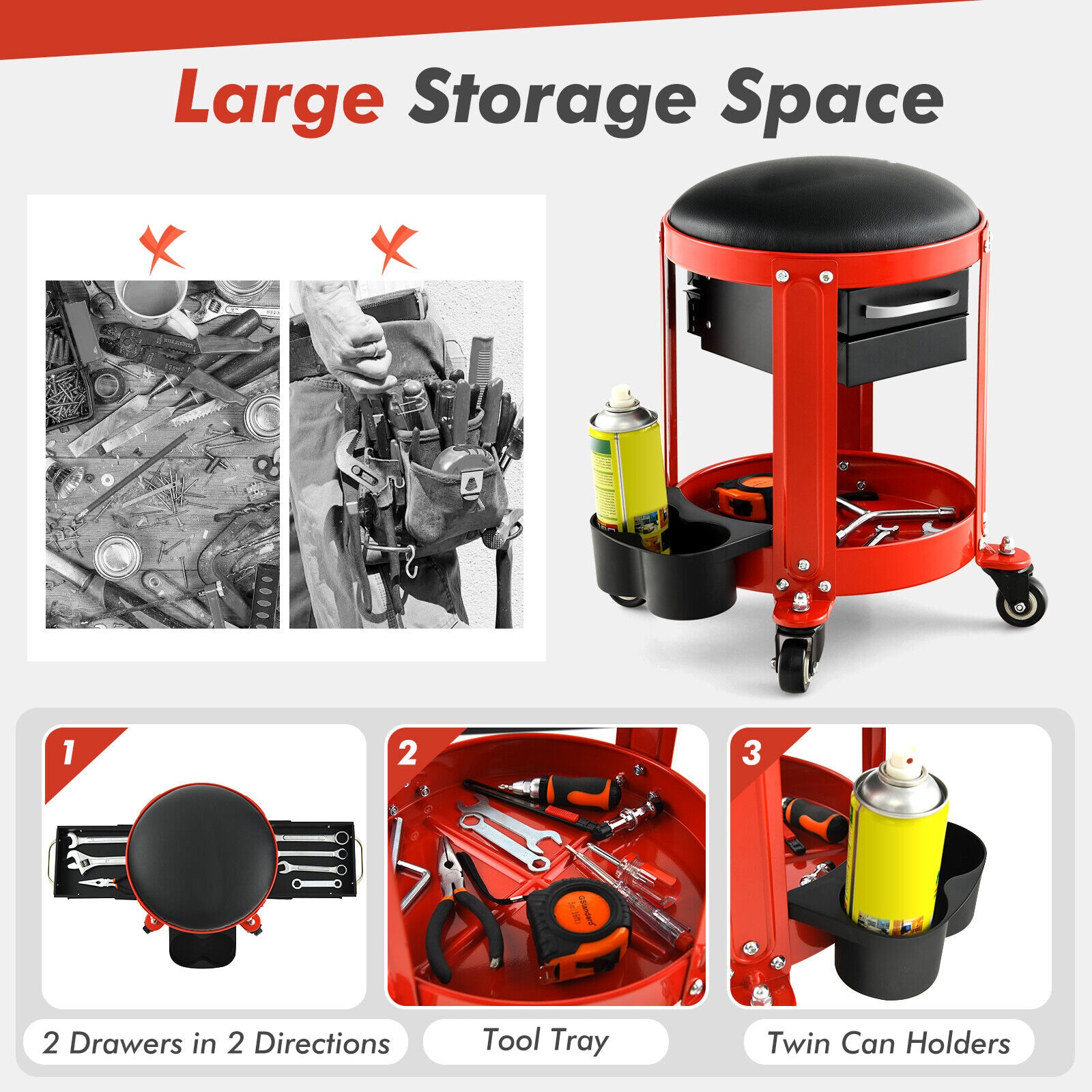 Slickblue D-CO-80001UA Creepers-Workseats - View #8