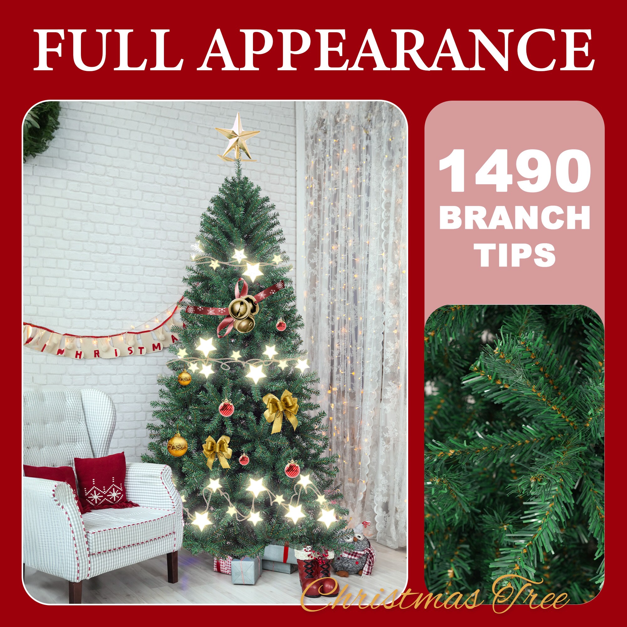 JEAREY JE-TQWCL-NY-TXL Artificial-Christmas-Trees - View #5