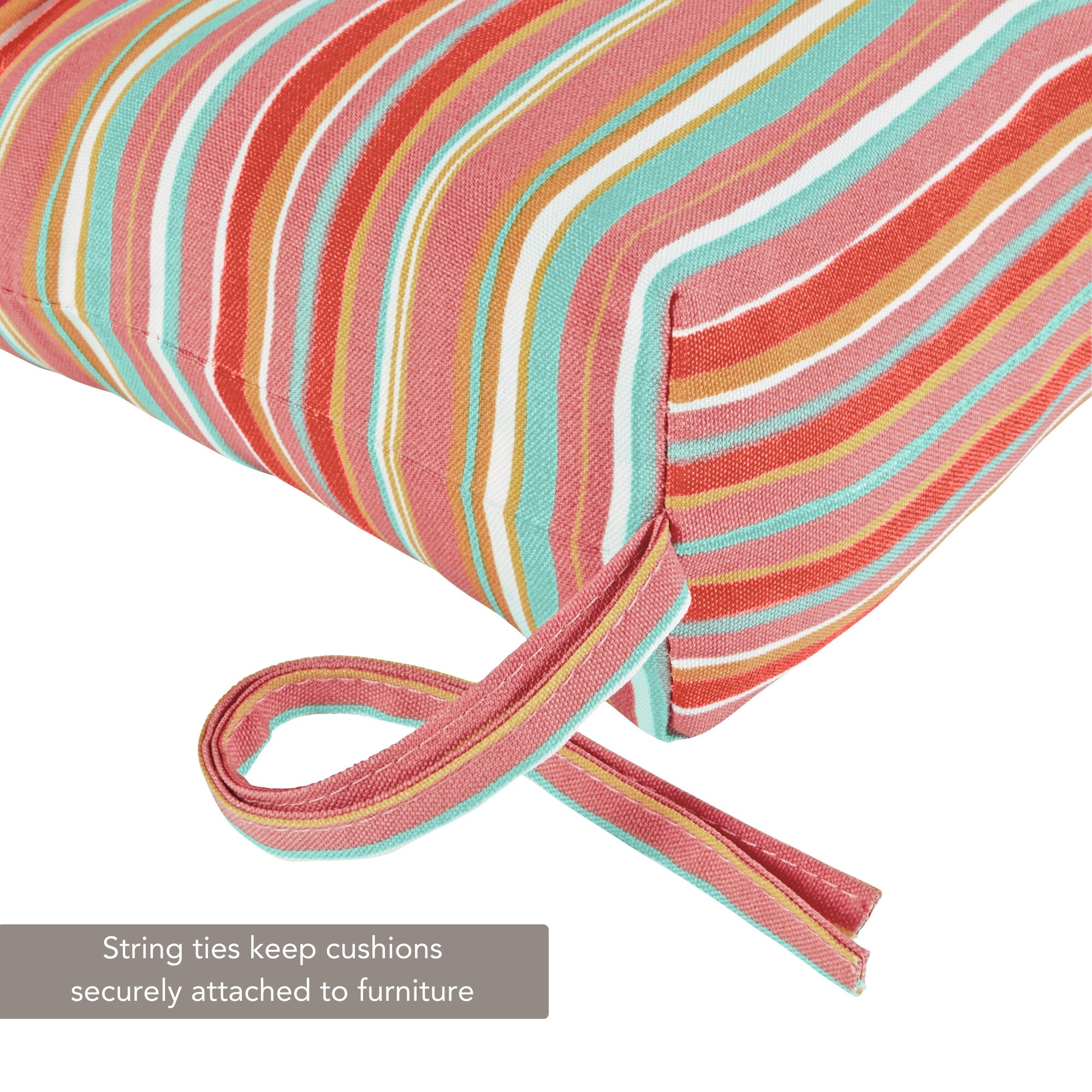 Greendale Home Fashions OC2802-WATERMELON Patio-Furniture-Cushions - View #4