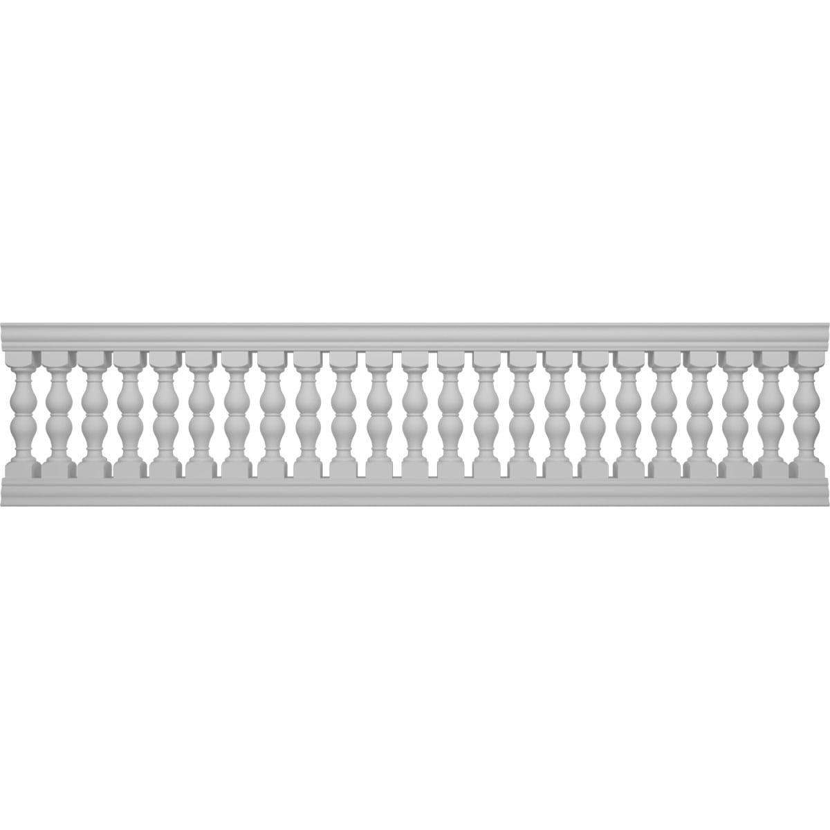Ekena Millwork BALK38X156AVG FiberThane 13-Feet x 38-Inches Avalon Fiberglass Deck Rail Kit