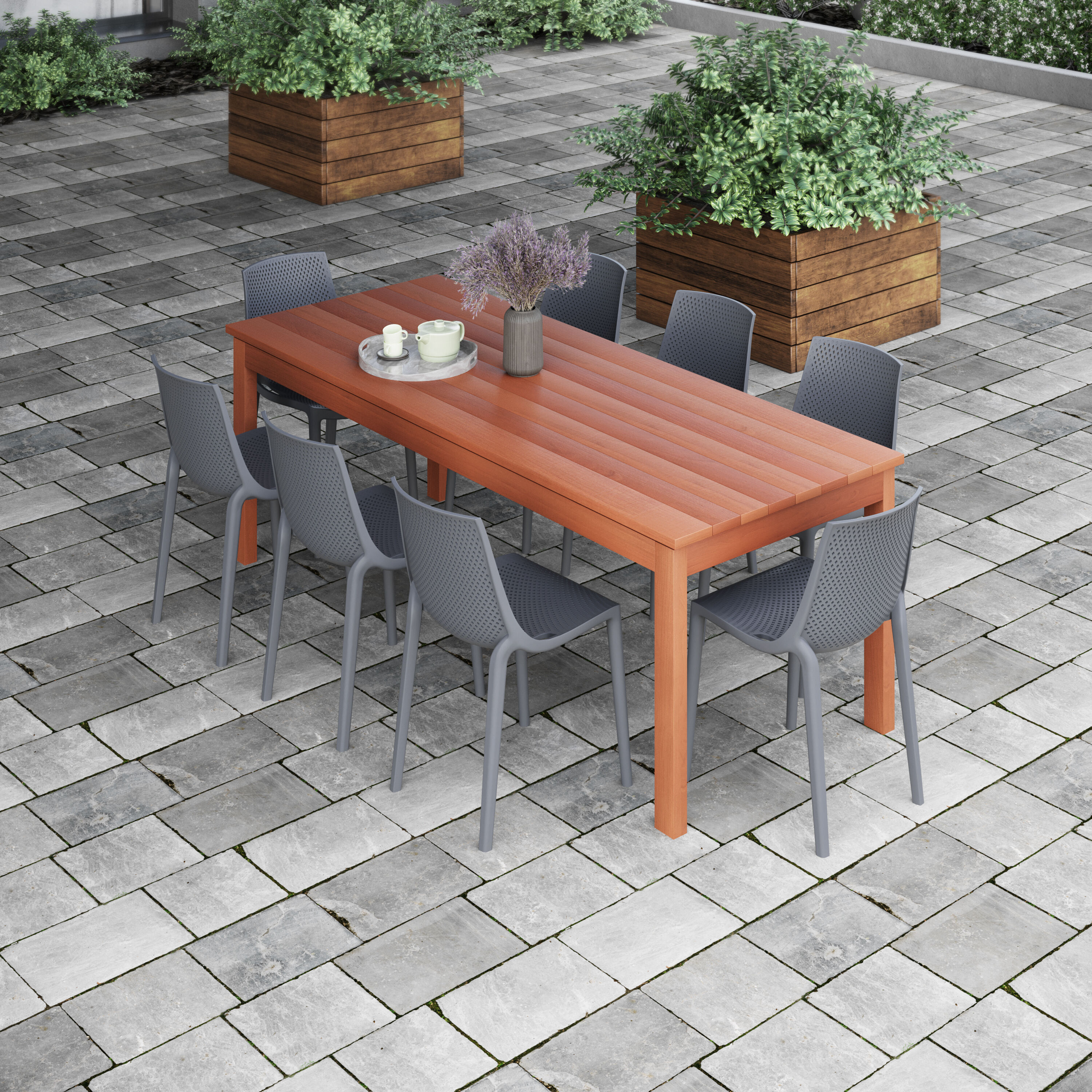 Amazonia BT 265 8VALSIDE GR Patio-Dining-Sets - View #2