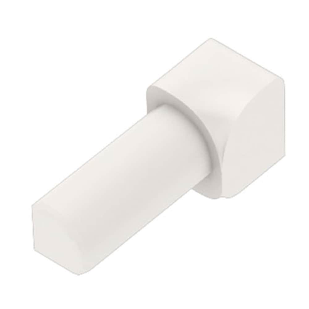 Schluter Systems I/PRO80W Rondec 0.313-in W x 1-in L White PVC Inside corner Tile Edge Trim