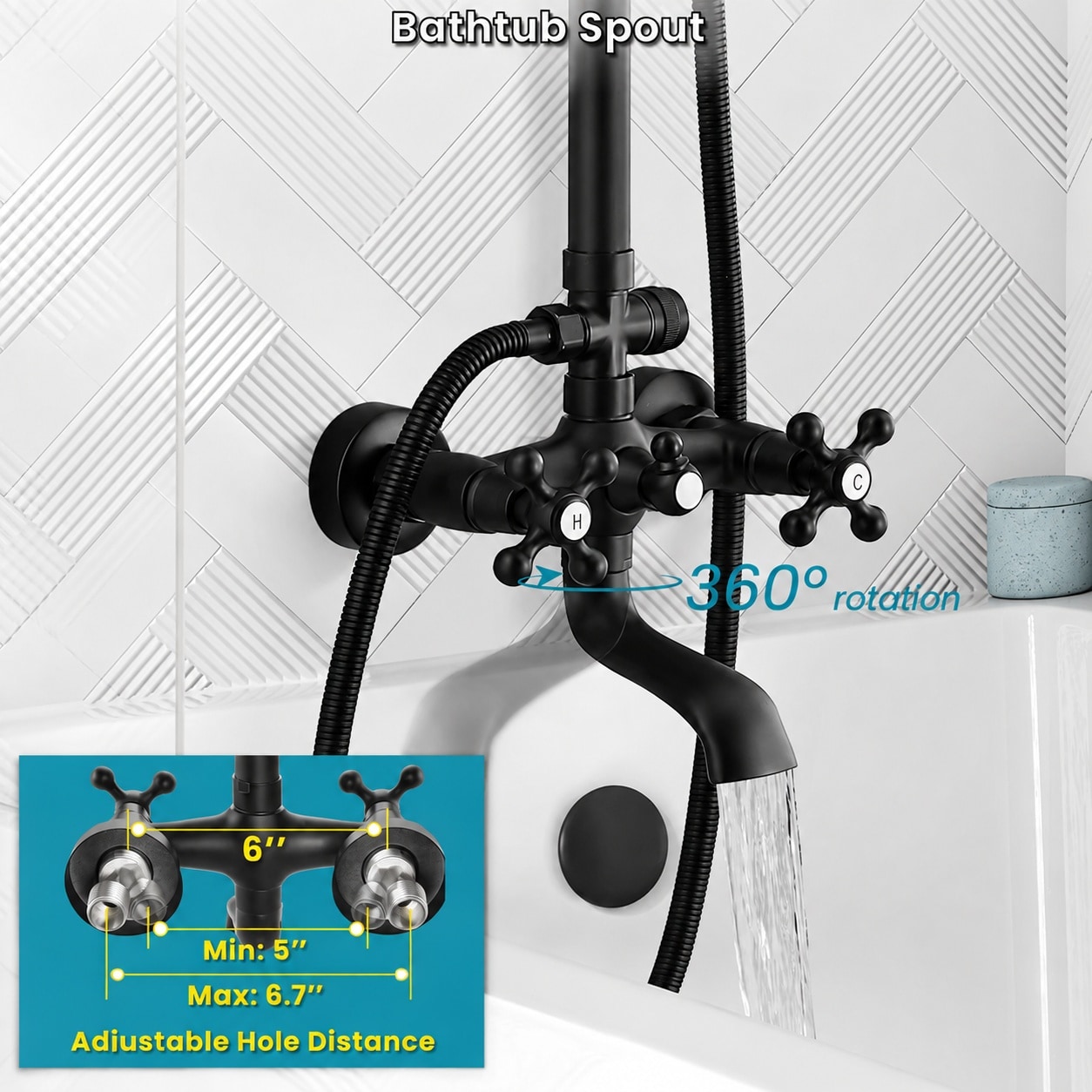 Adrinfly LAD0812D071 Bath-Shower-Facc - View #4