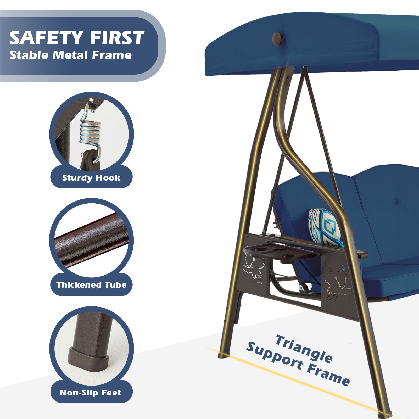 Upland 8012BU Playset-Swings - Thumbnail View #4