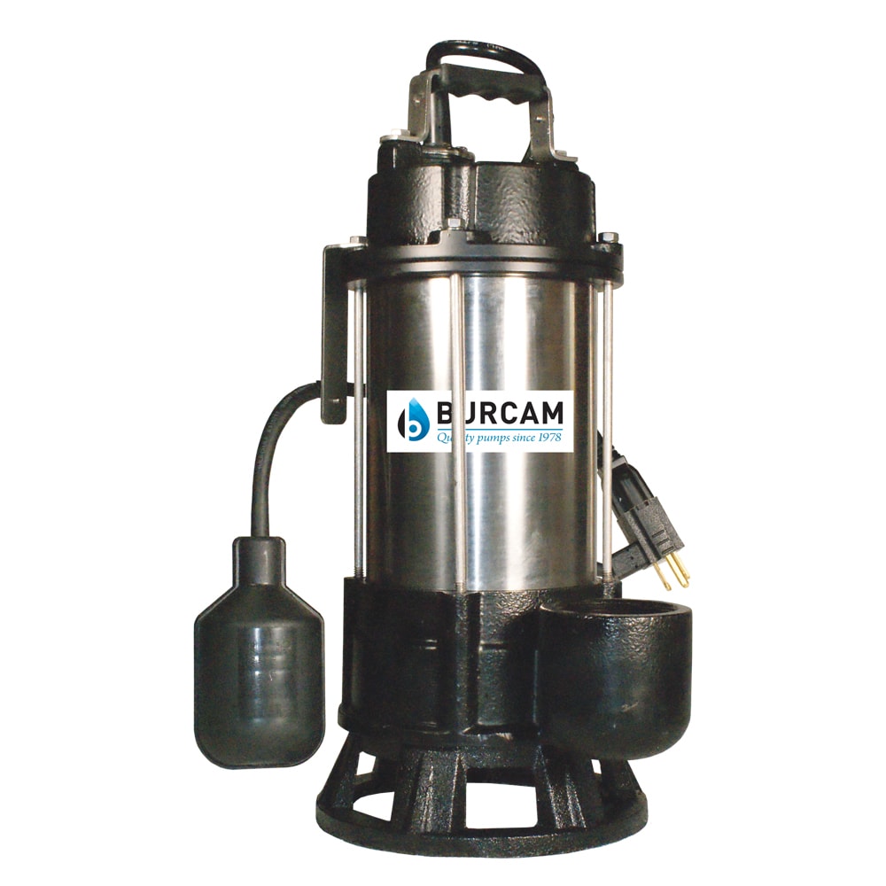 3/4-HP 115-Volt Stainless Steel Sewage Sump Pump | - Burcam 400416T