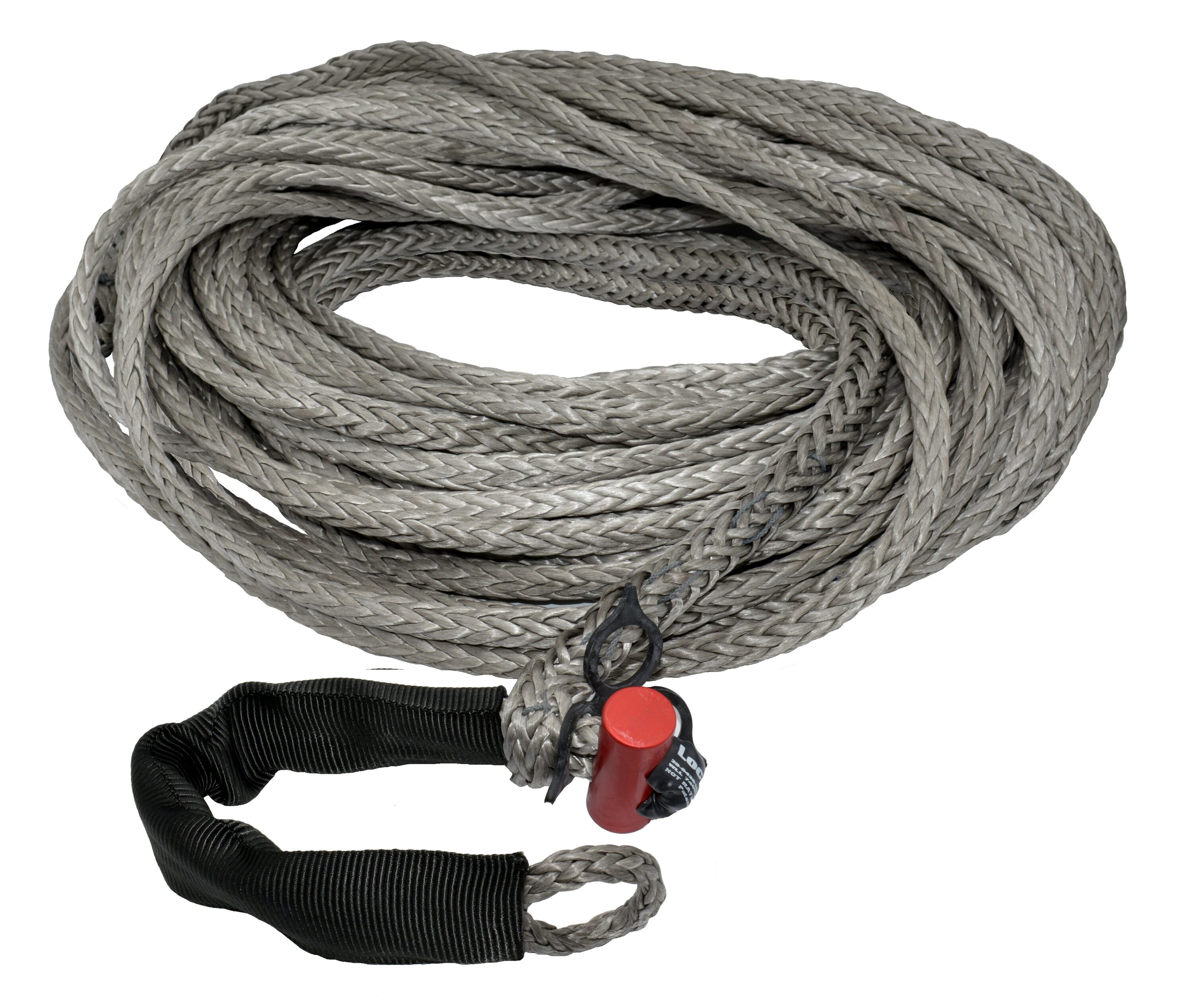 LockJaw Synthetic Winch Rope 7/16-in x 175-ft - 7,400 lb. Safe Working ...