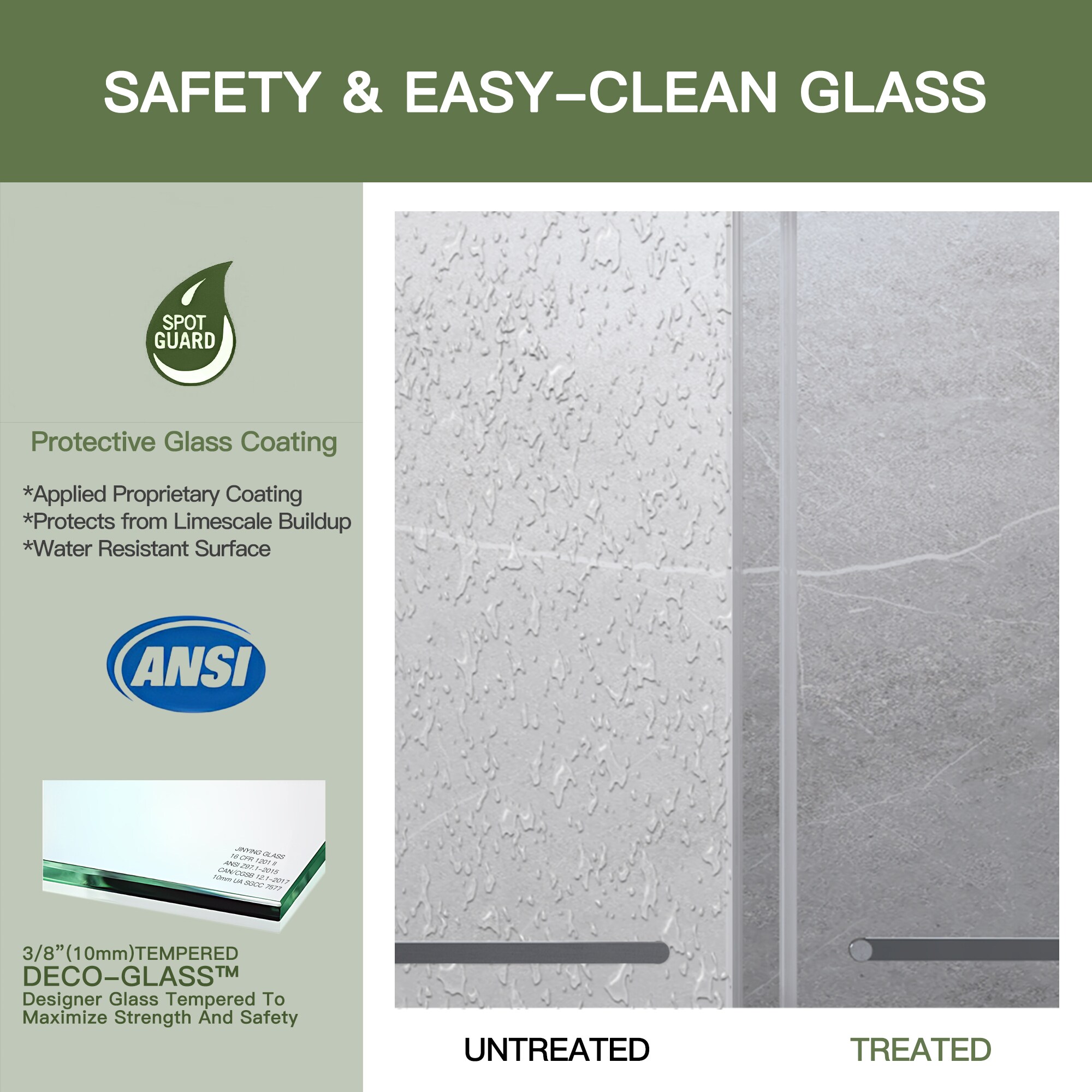 Forclover ALBIN6076BN Shower-Doors - View #5