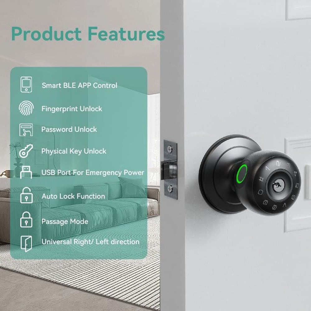 ITOPFOX LIT0813I264 Door-Knobs - View #2