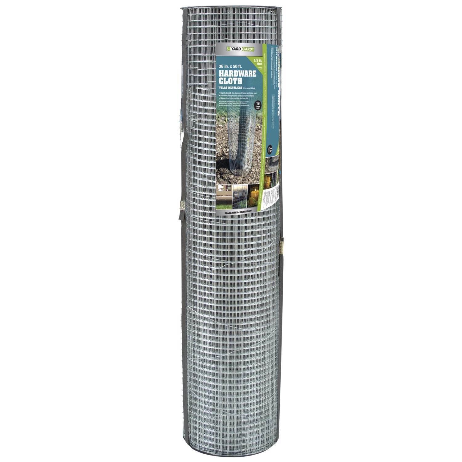 Feit Electric - 36 in. H X 50 ft. L Galvanized Steel Hardware Cloth 1/2 in.