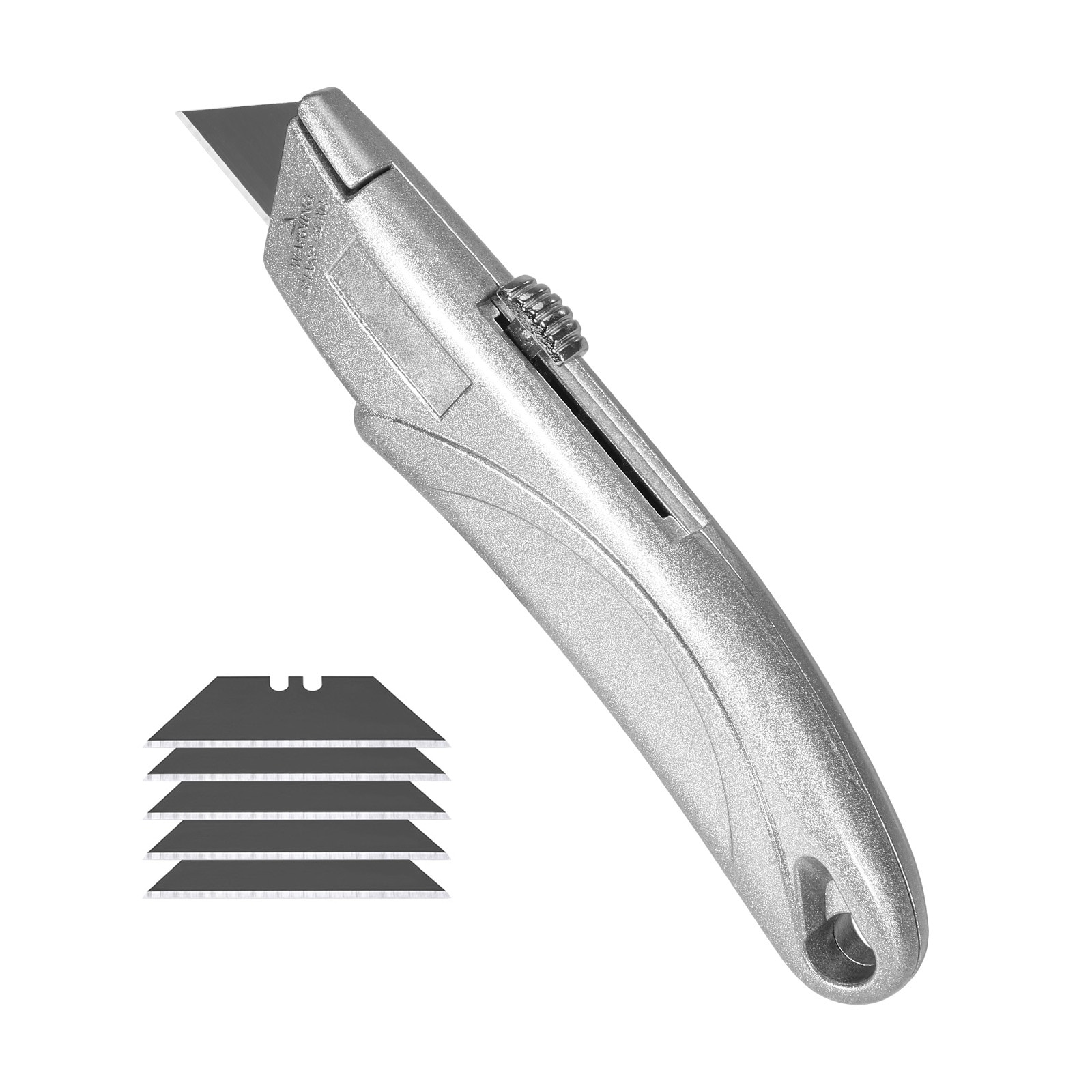 SVOPES SVOPESSSMGD2G11153V0 Utility Knife 1-in 5 -Blade Retractable Utility Knife with On Tool Blade Storage ( Snap-Off Blade )