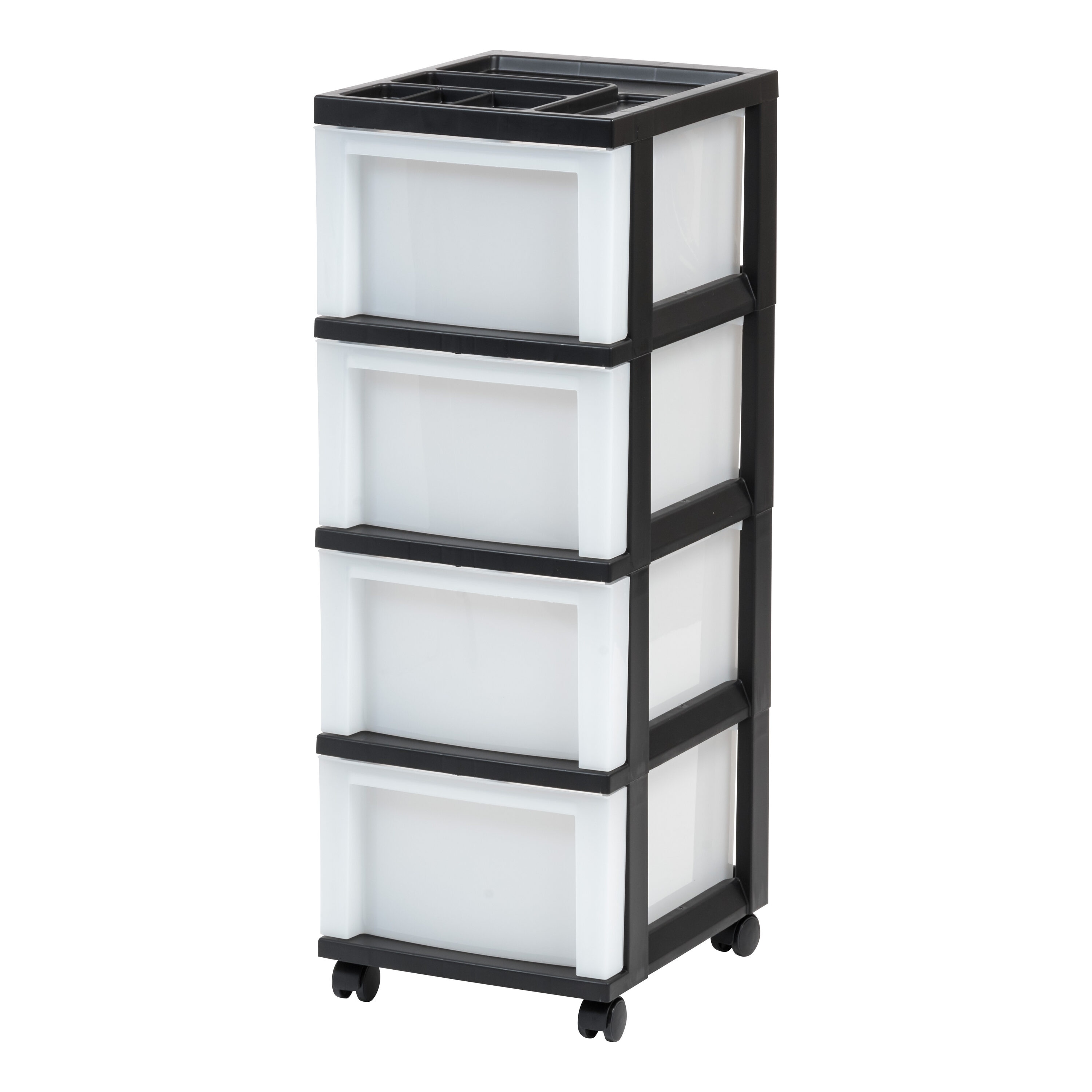Bin Storage Cabinet With 4 Drawers