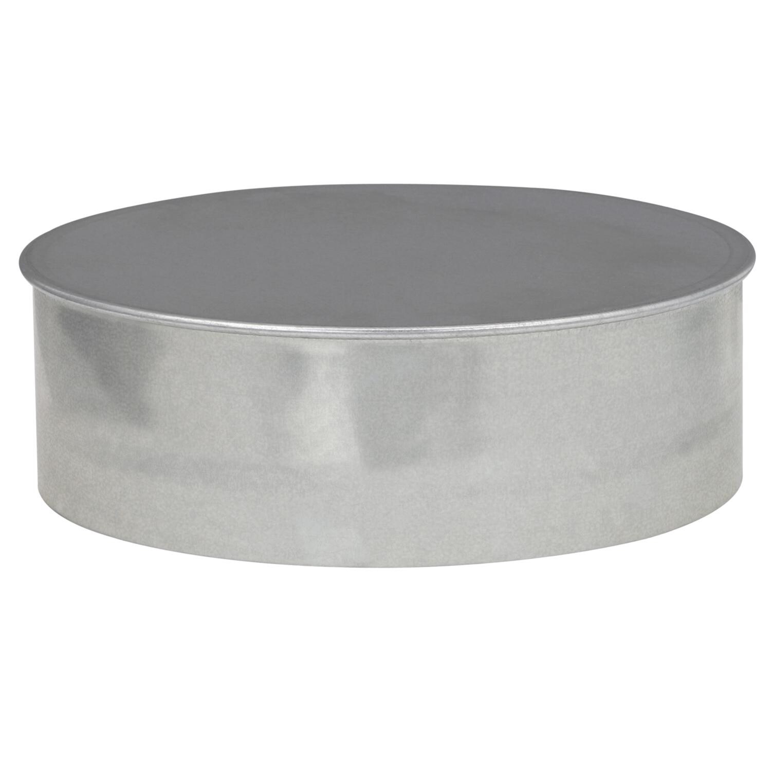 IMPERIAL  6 in. X 6 in. X 6 in. Galvanized Steel Vent Tee Cap