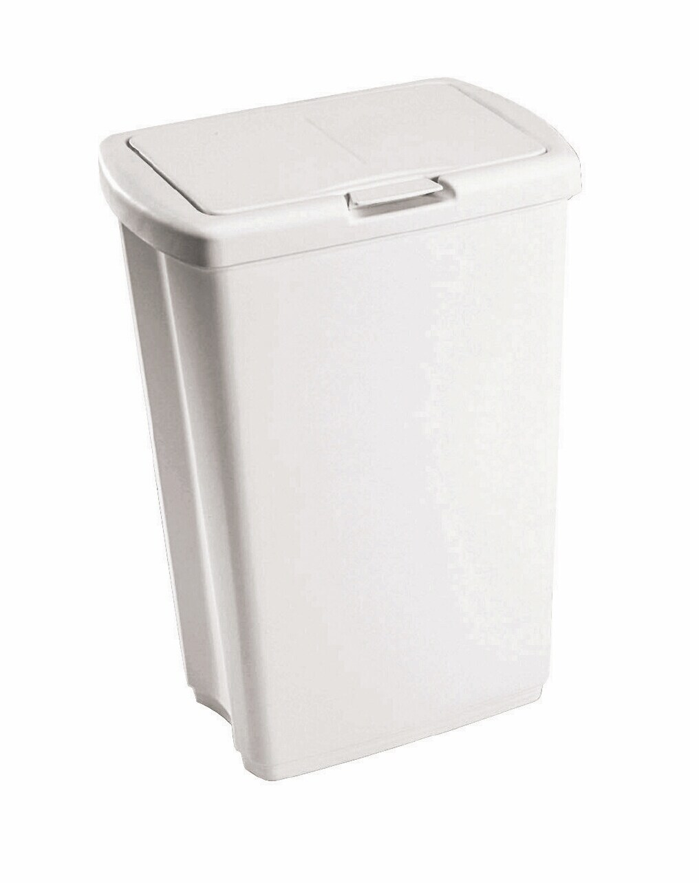 Rubbermaid 1.5-Gallons White Plastic Touchless Kitchen Trash Can