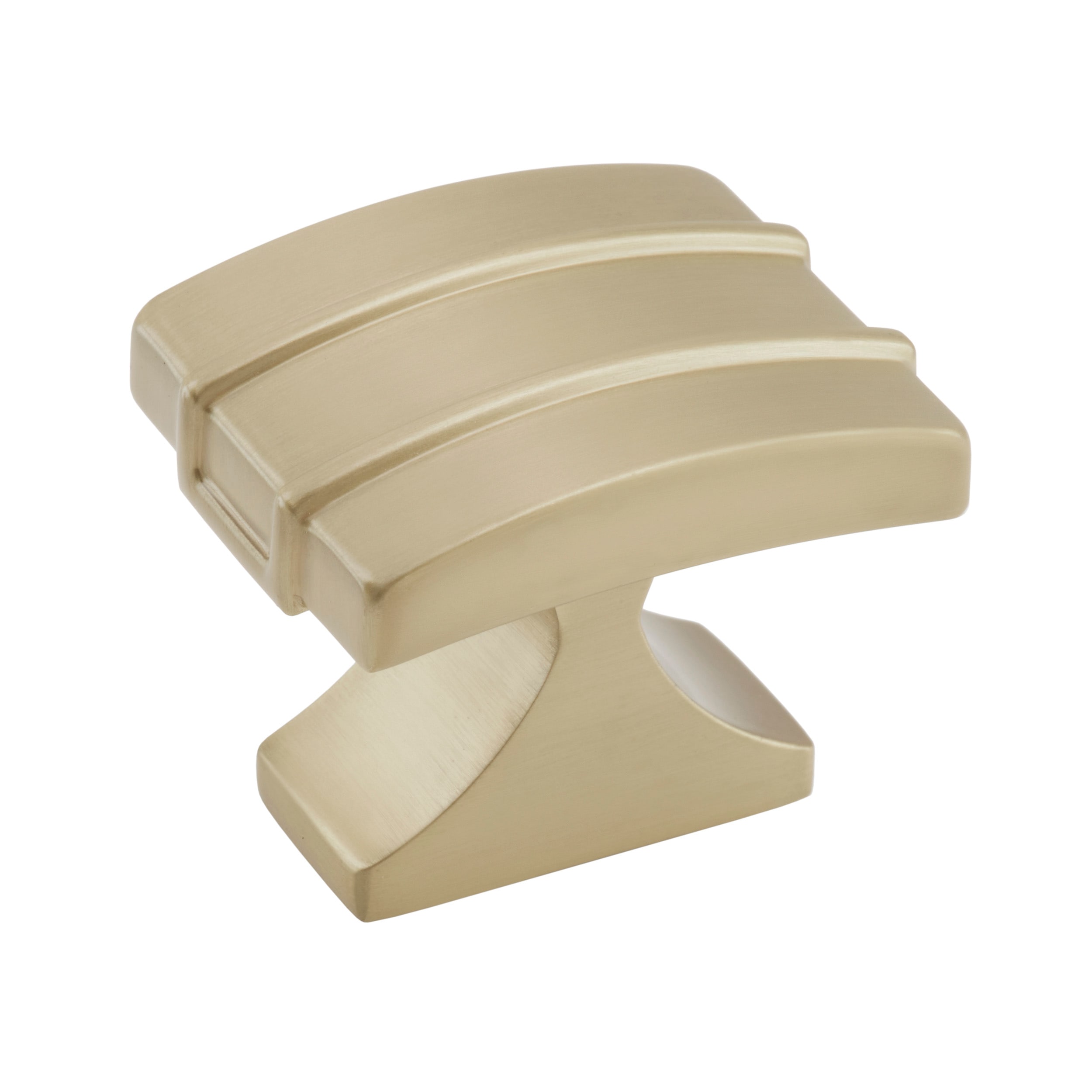 Amerock BP36602BBZ Davenport 1-1/2-in Golden Champagne Rectangular Transitional Cabinet Knob