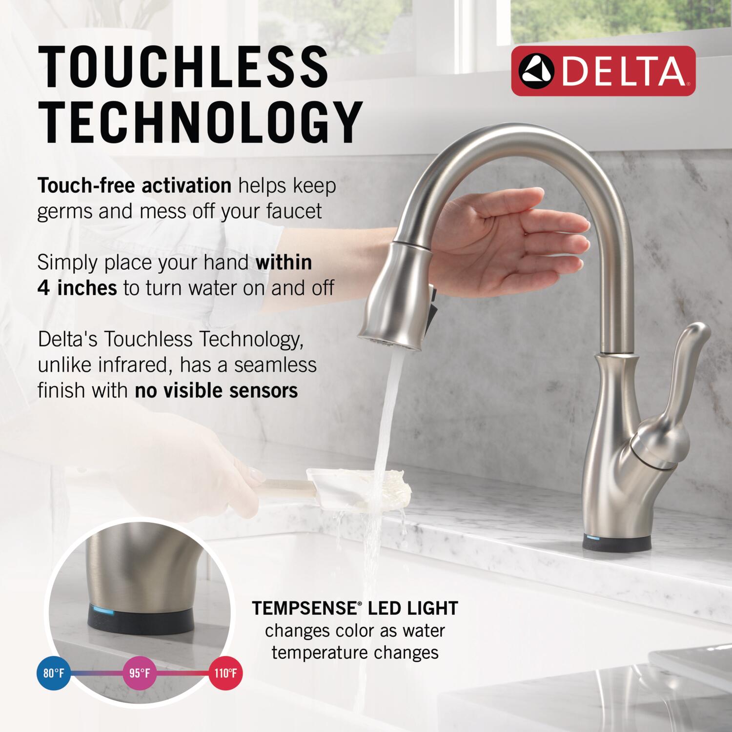Delta 9178TL-SP-DST Kitchen-Faucets - View #3