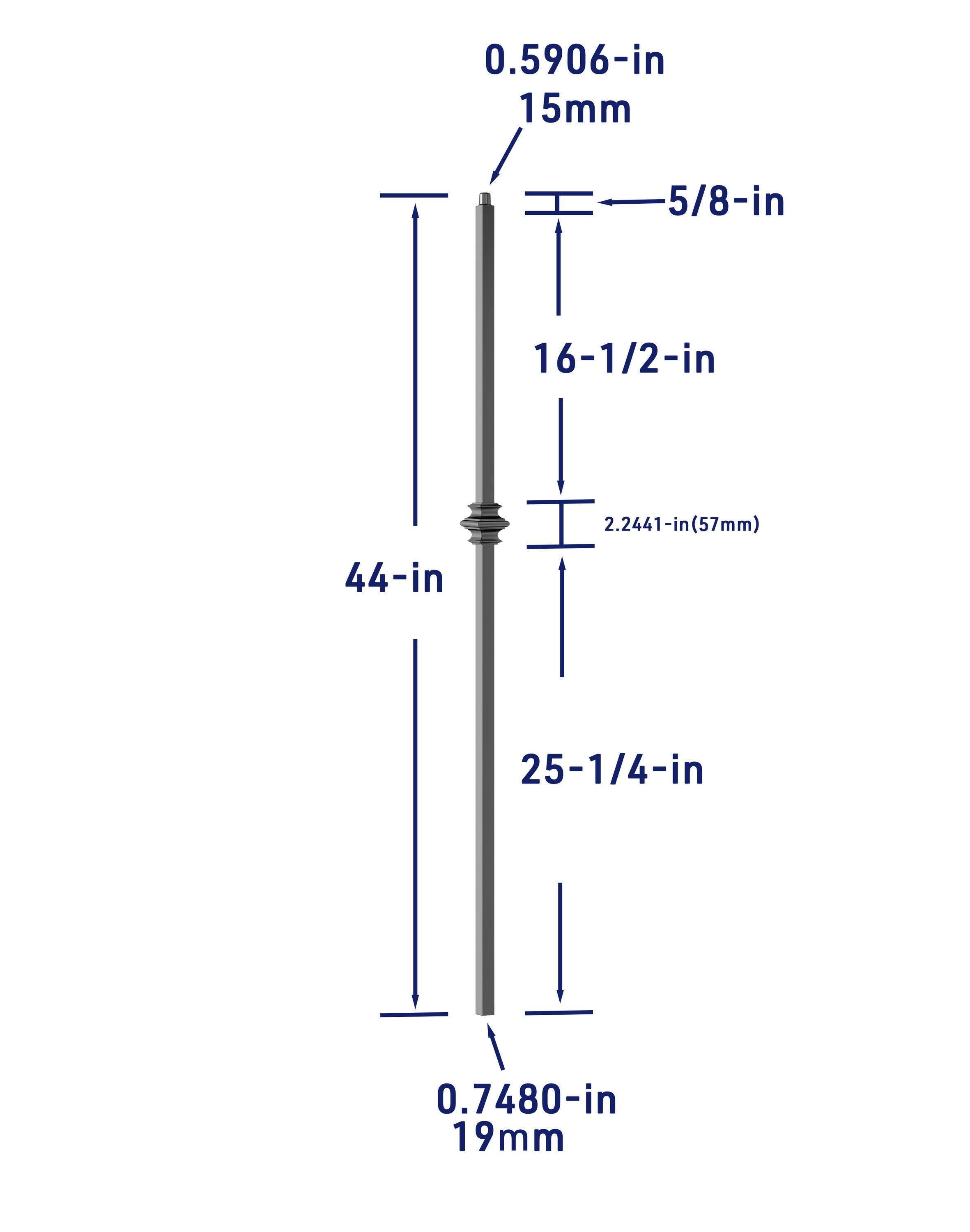 Crown Heritage 4582701FB44 Interior-Stairpart-Balusters - View #4