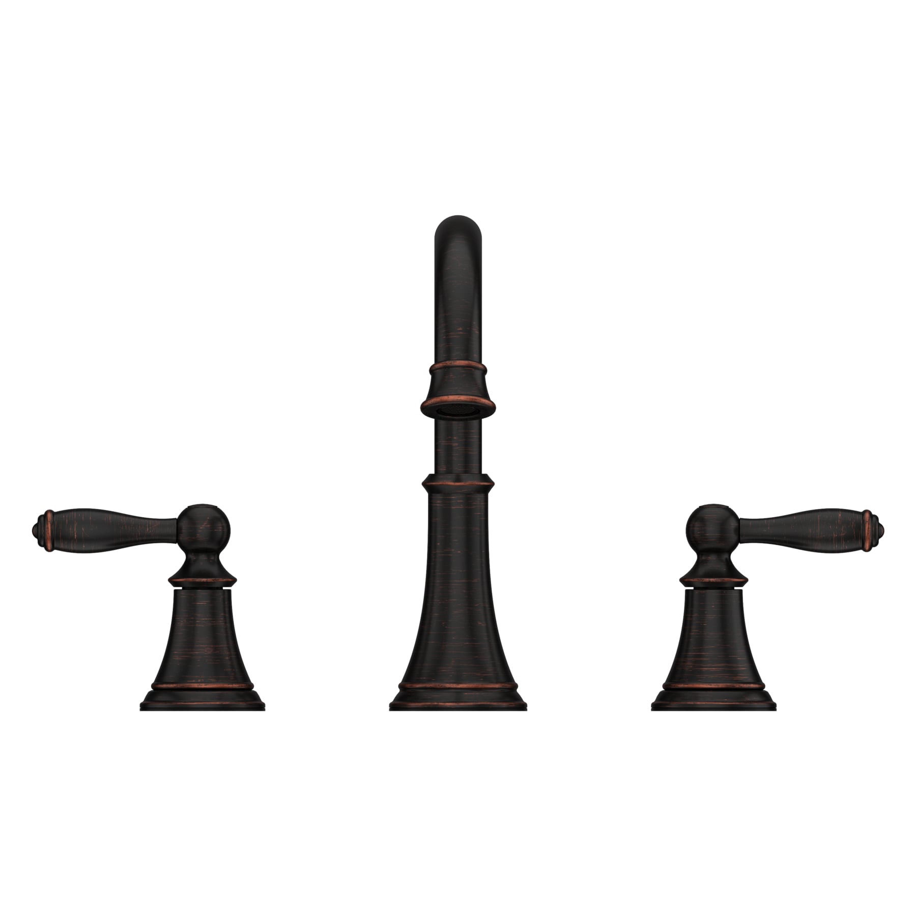 Tuscan Bronze Courant 8-Inch Widespread Bathroom Faucet