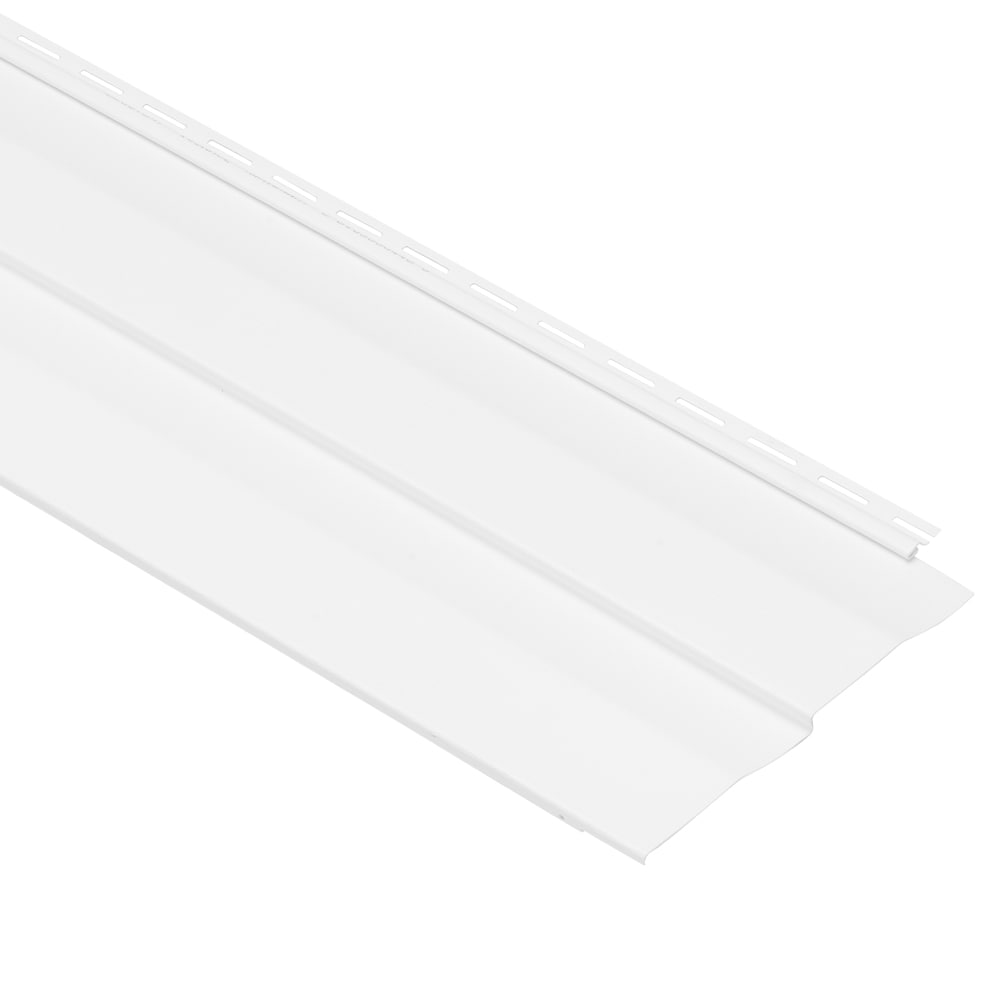 Georgia-Pacific 120334 Vision Pro Double 5 Dutch Lap Vinyl Siding Sample White 24-in