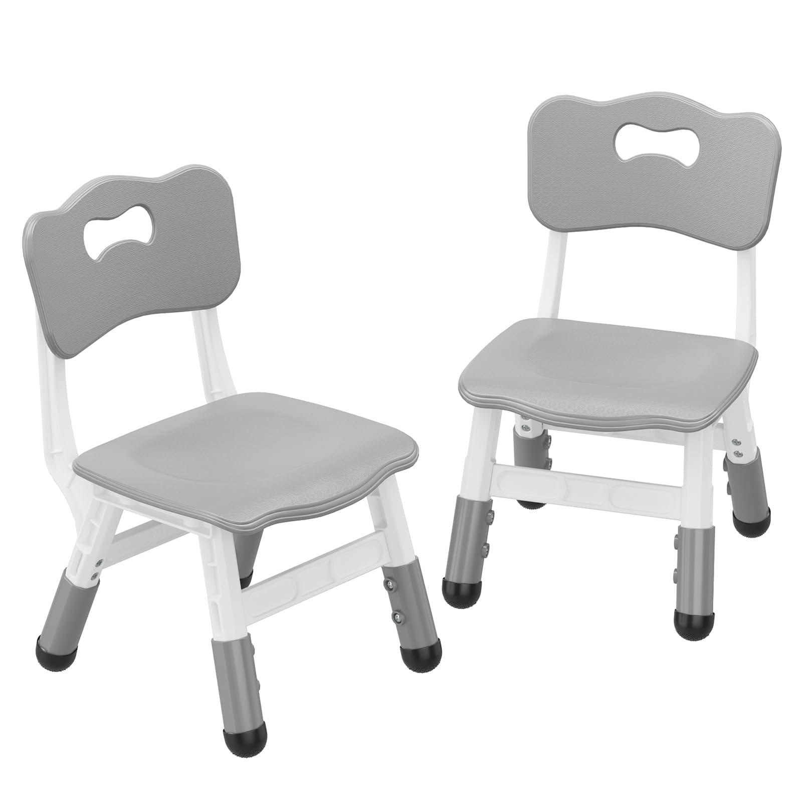 Garvee - Kids Chairs Set of 2 Height Adjustable Plastic Children's Chairs for Ages 2 to 10 3 Stag...
