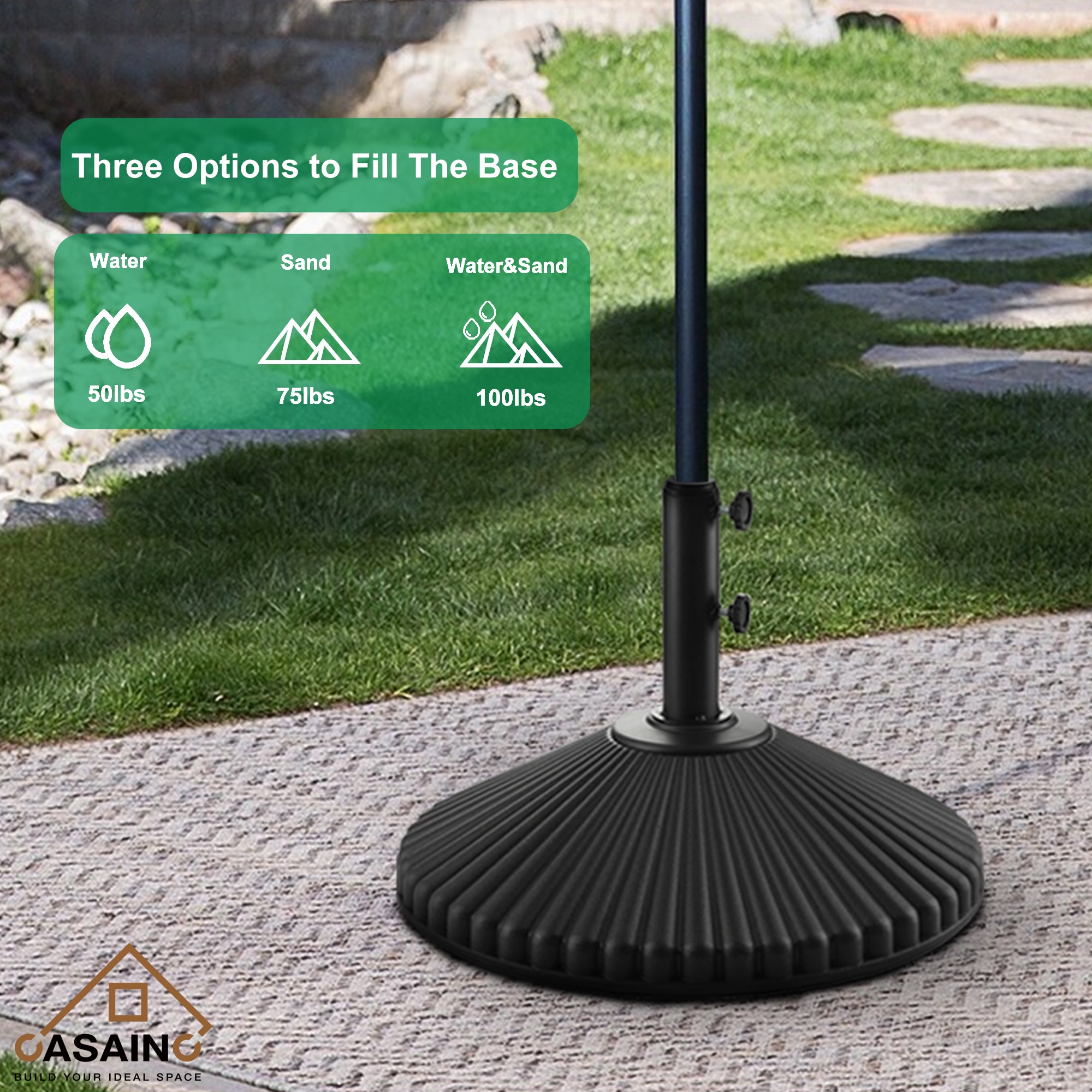CASAINC 21ODJM0003BL Umbrella-Bases - View #2