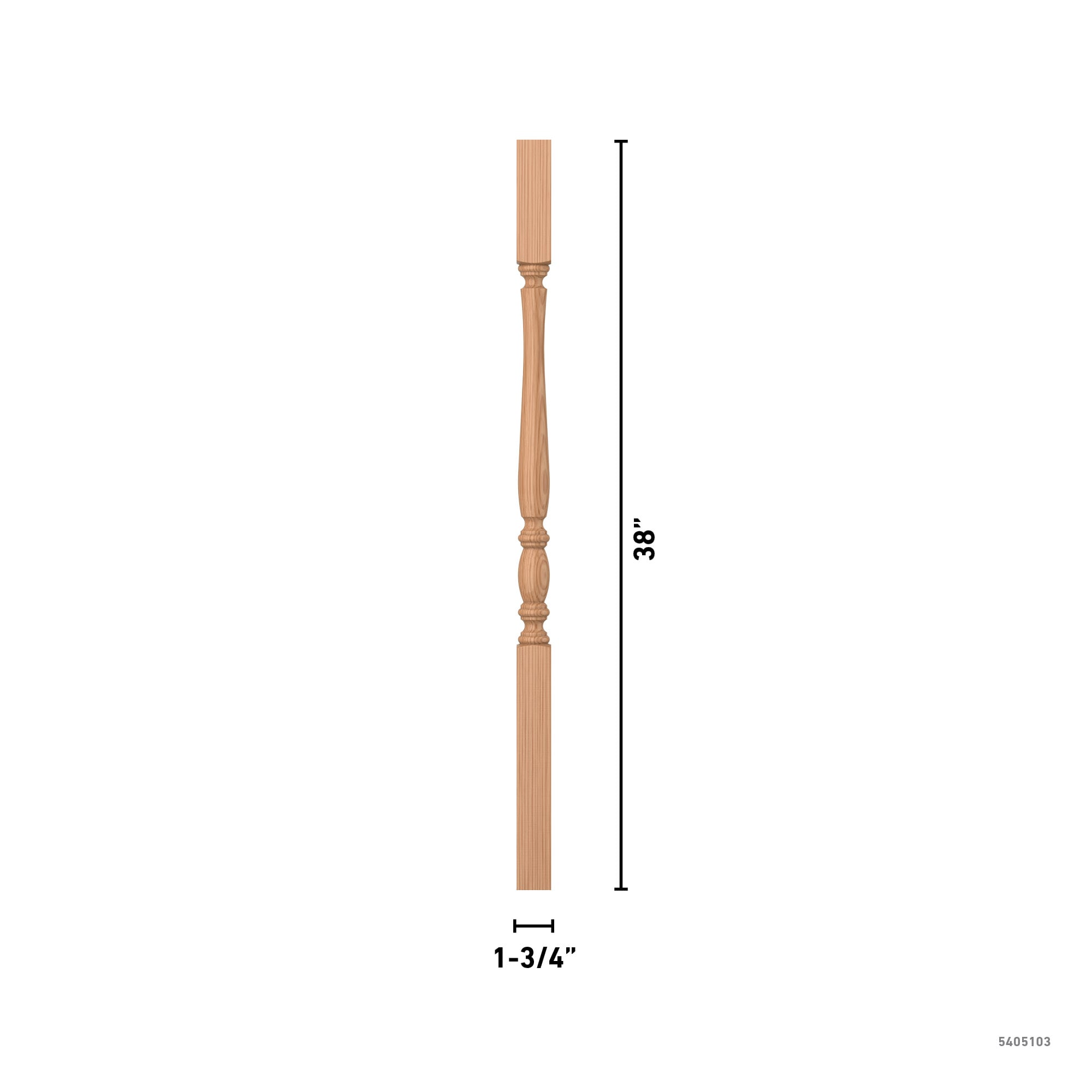 L.J. Smith Stair Systems LJP-2105-AL 38 Interior-Stairpart-Balusters - View #4