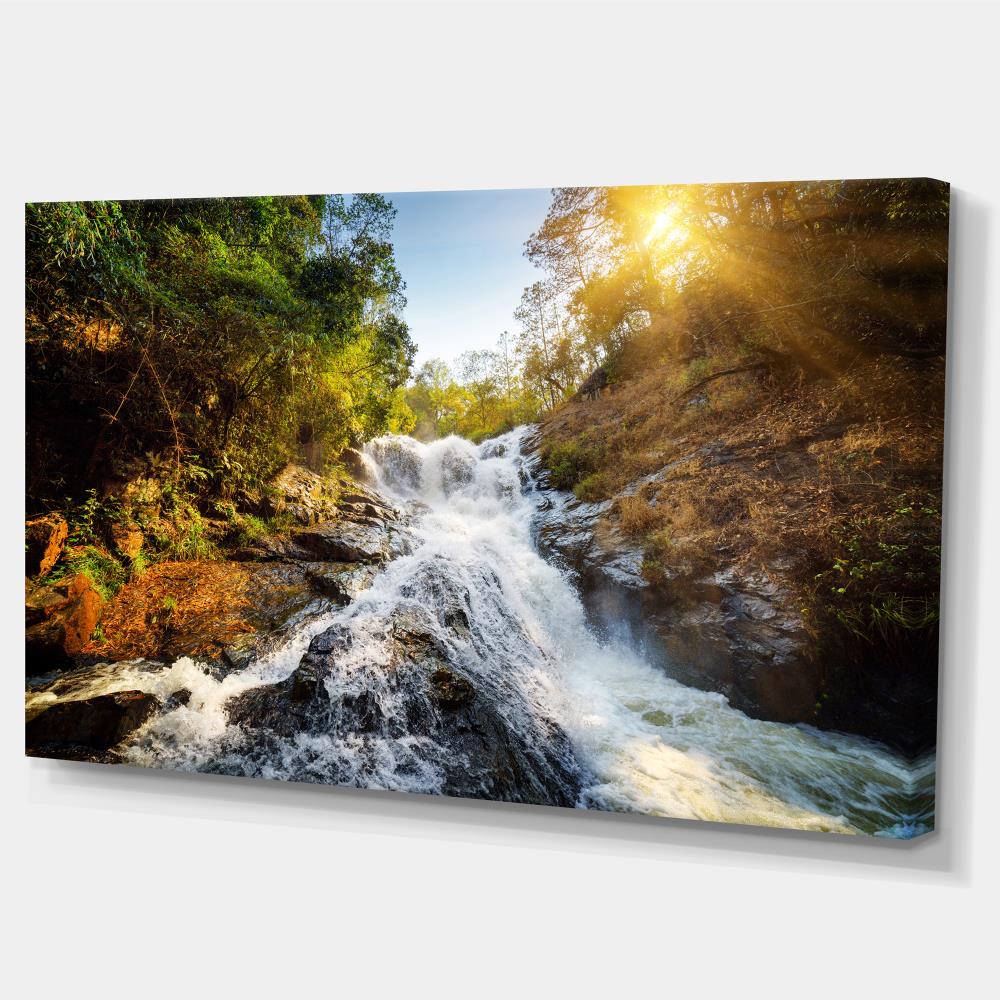 Designart 28-in H x 60-in W Landscape Print on Canvas in the Wall Art ...
