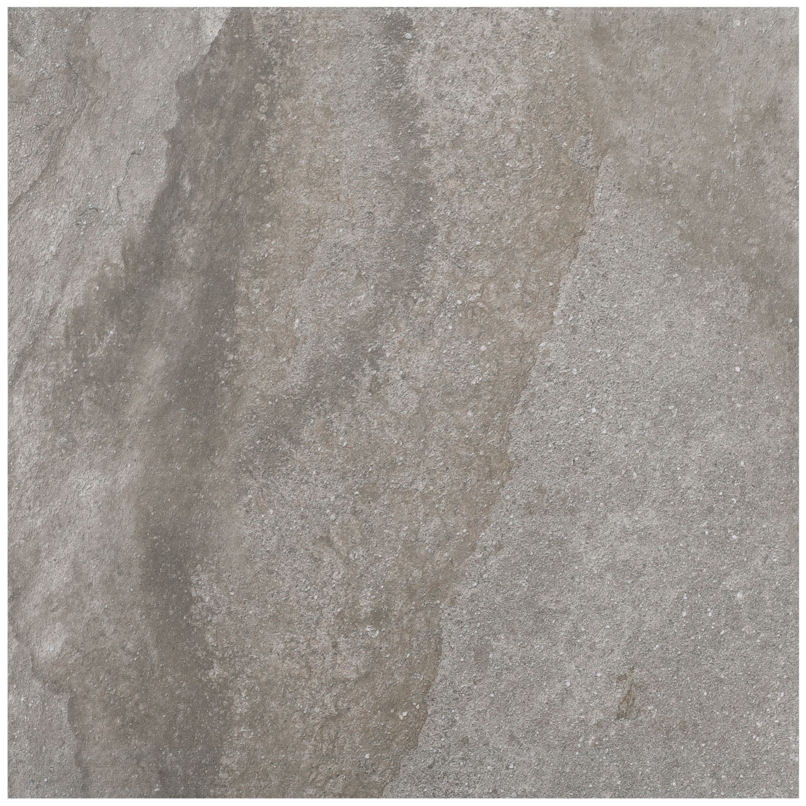 Artmore Tile EXT3RD108256 Sample - District Slate Gray 4-in x 8-in Matte Porcelain Stone look Floor and Tile