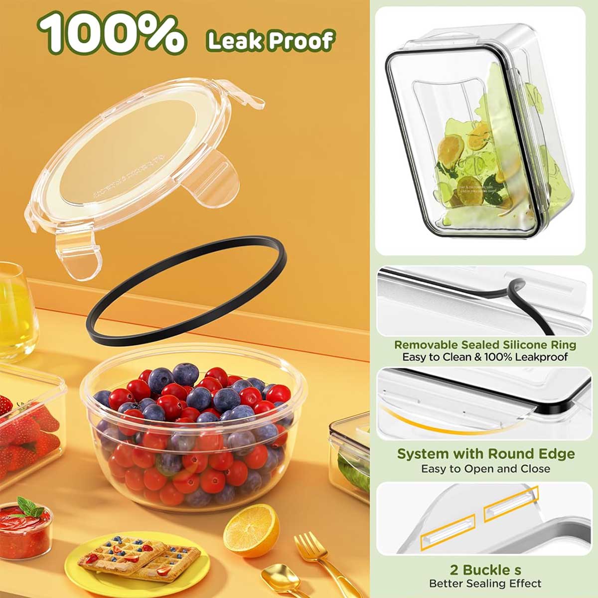 Aoibox LAB1127F07 Food-Storage-Containers - View #3