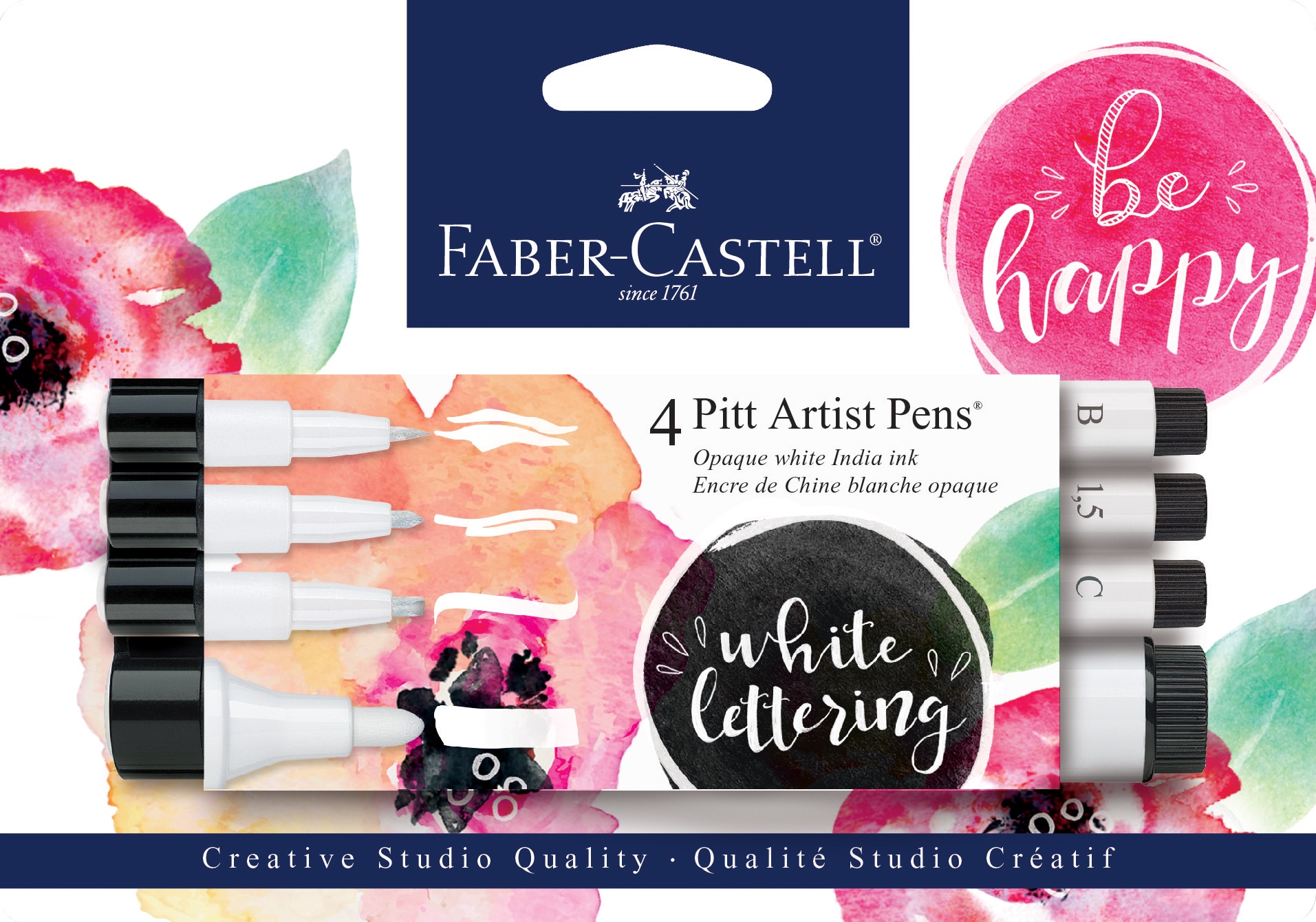  Faber-Castell Quality Art Materials - Superfine Nib Pens,  Highlighter Pencils, Stencils and India Ink : Office Products