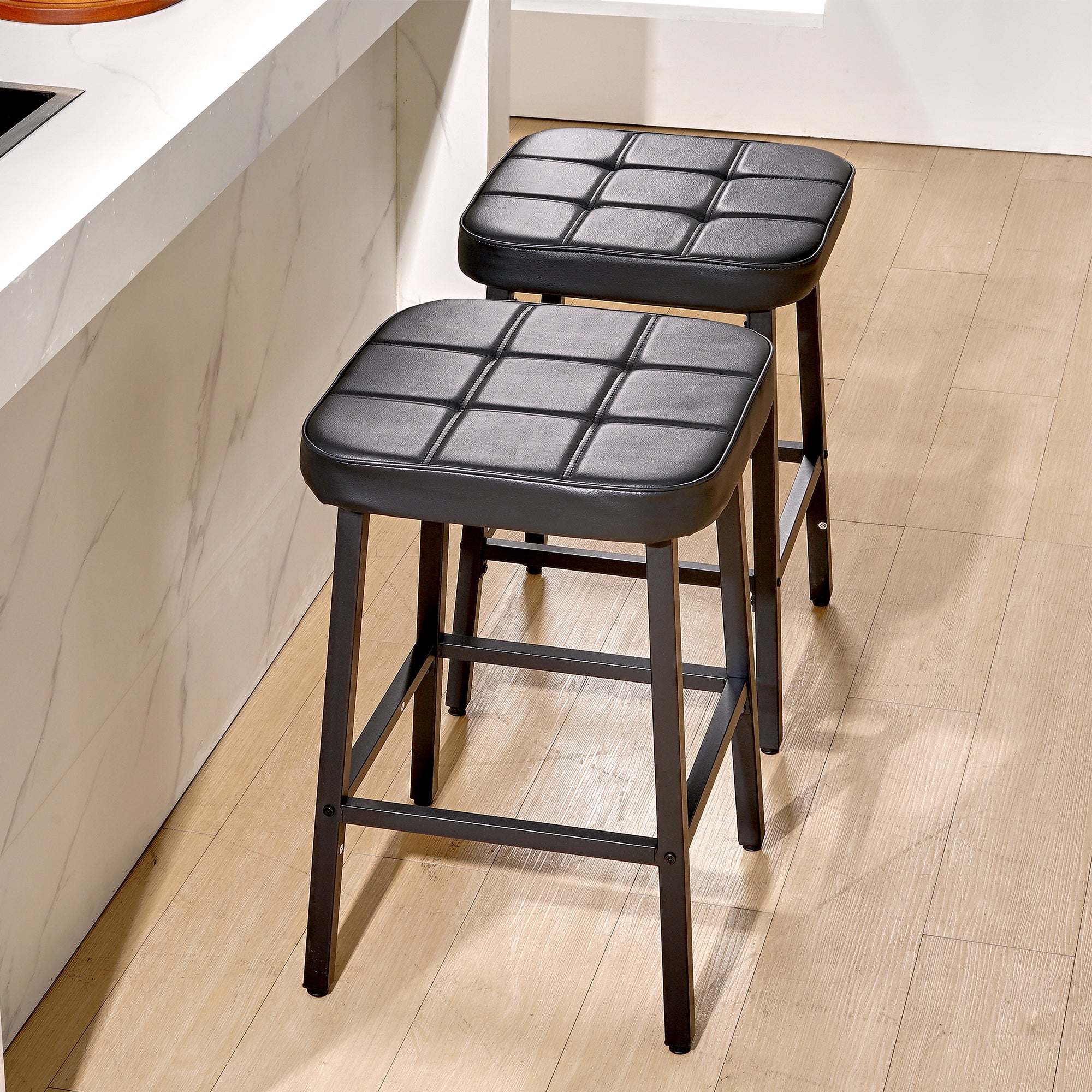 Vecelo LOE-C19-BLK-A2 stools - View #2