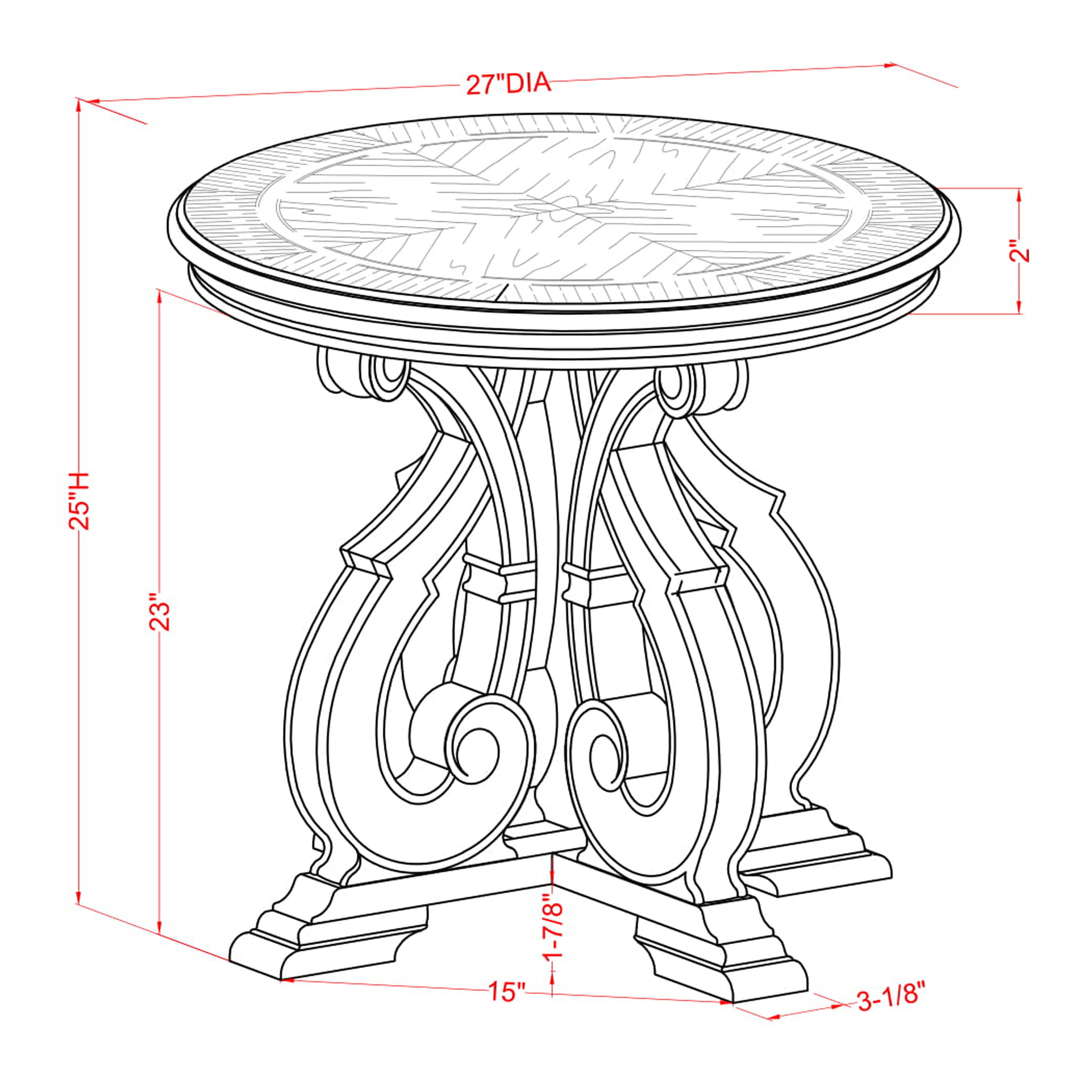 Furniture of America IDF-4663WH-E End-Tables - View #5