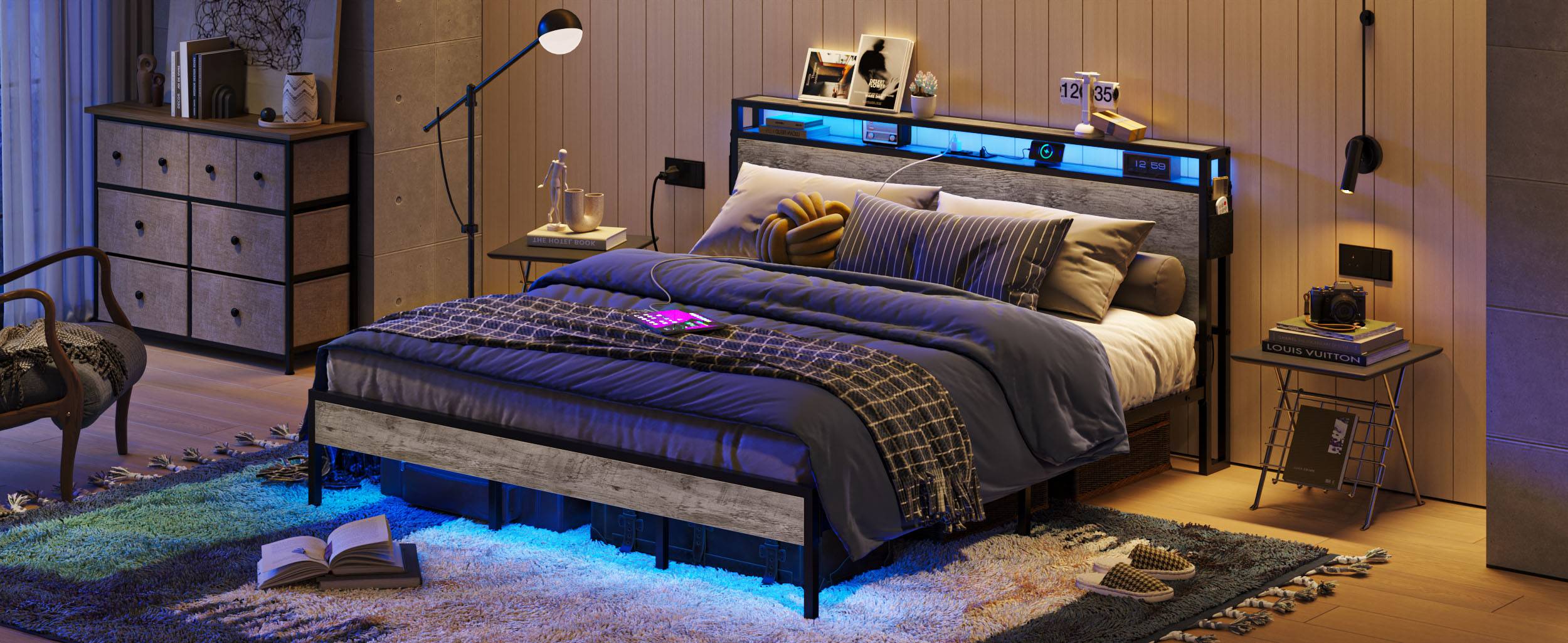 Bestier LOW-B700753B-WGRW beds - View #2