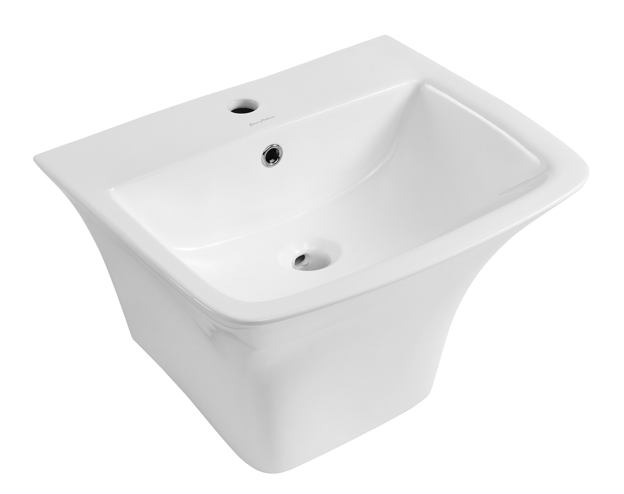 Swiss Madison SM-25-WSCHR06WH Bath-Sink - View #2