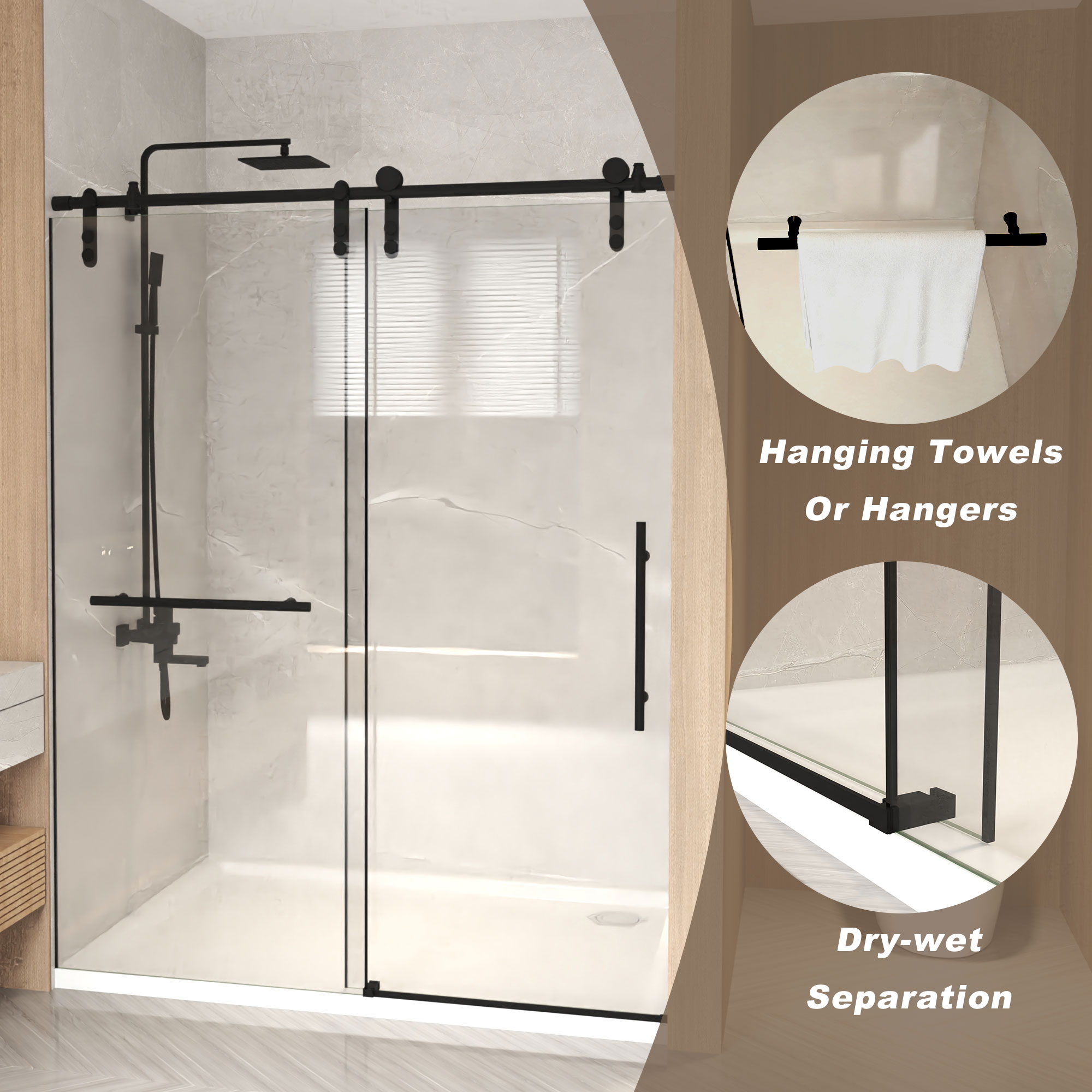 LUXEYARD DS-M-BAC00930 Shower-Doors - View #6