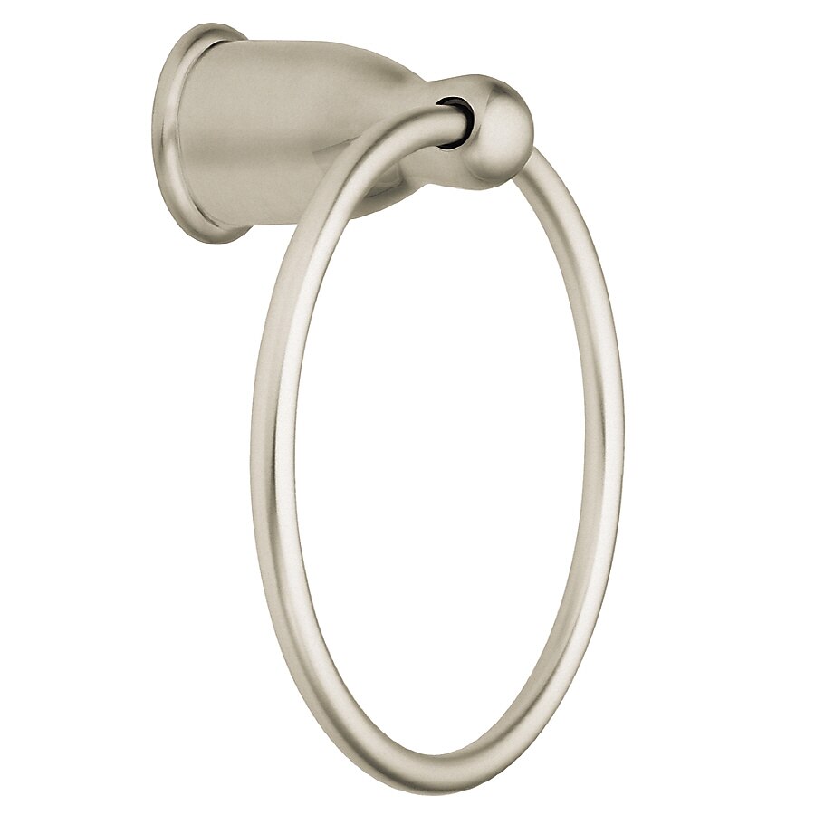 Moen Mason Satin Nickel Wall Mount Towel Ring Moen Mason Satin Nickel Wall Mount Towel Ring