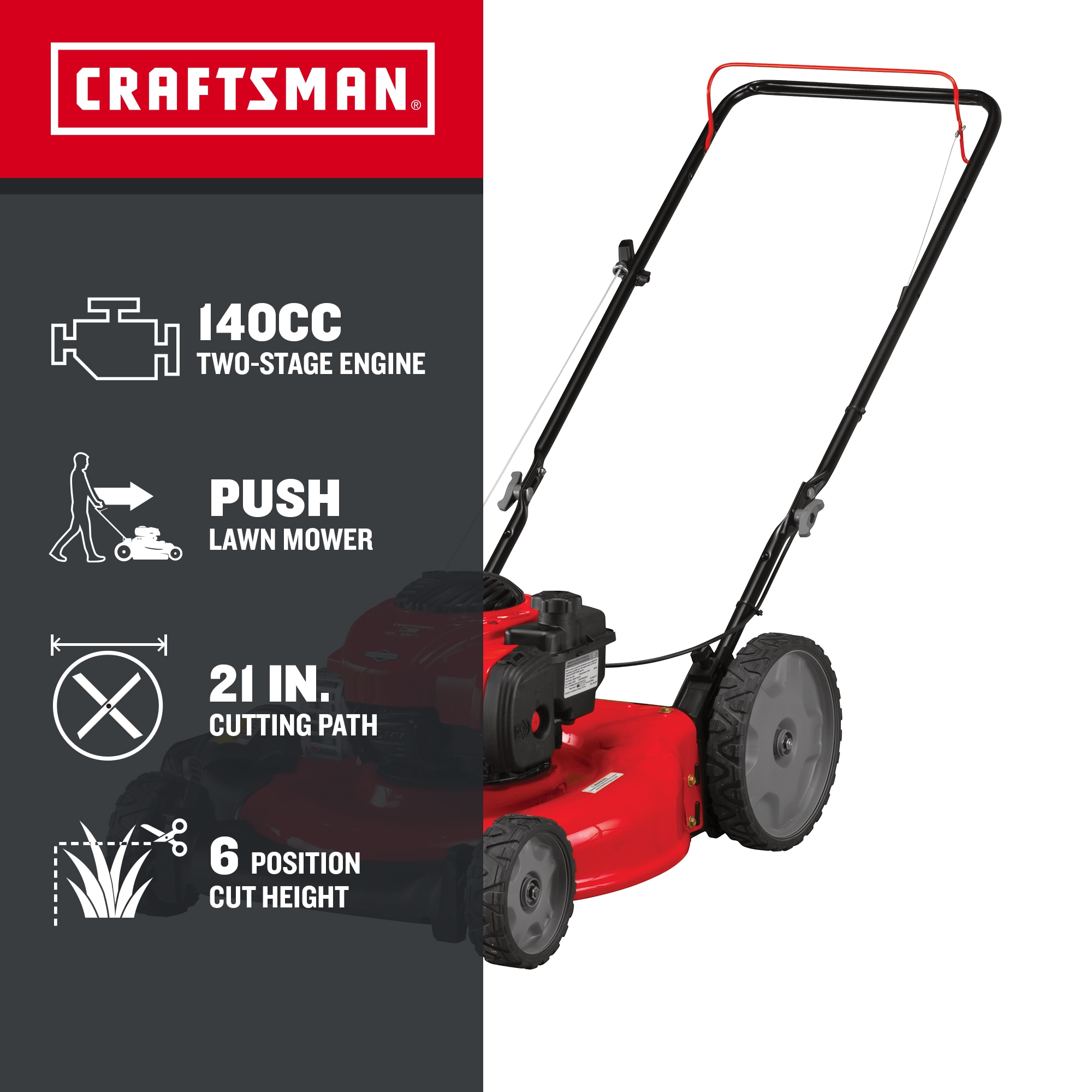 CRAFTSMAN CMXGMAM201102 Gas-Walk-Behind-Mowers - View #2