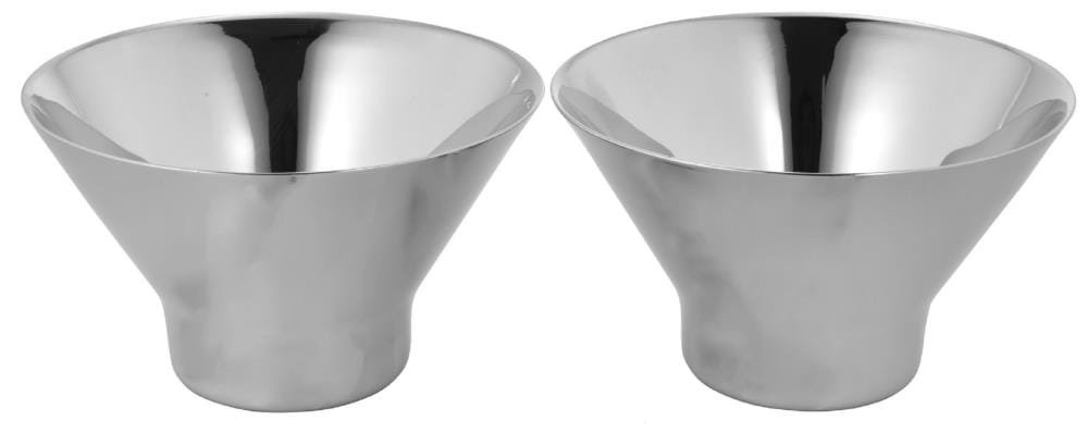 Stainless Steel Plain Design Dessert Cups & Serving Bowl for Ice Cream/Salad